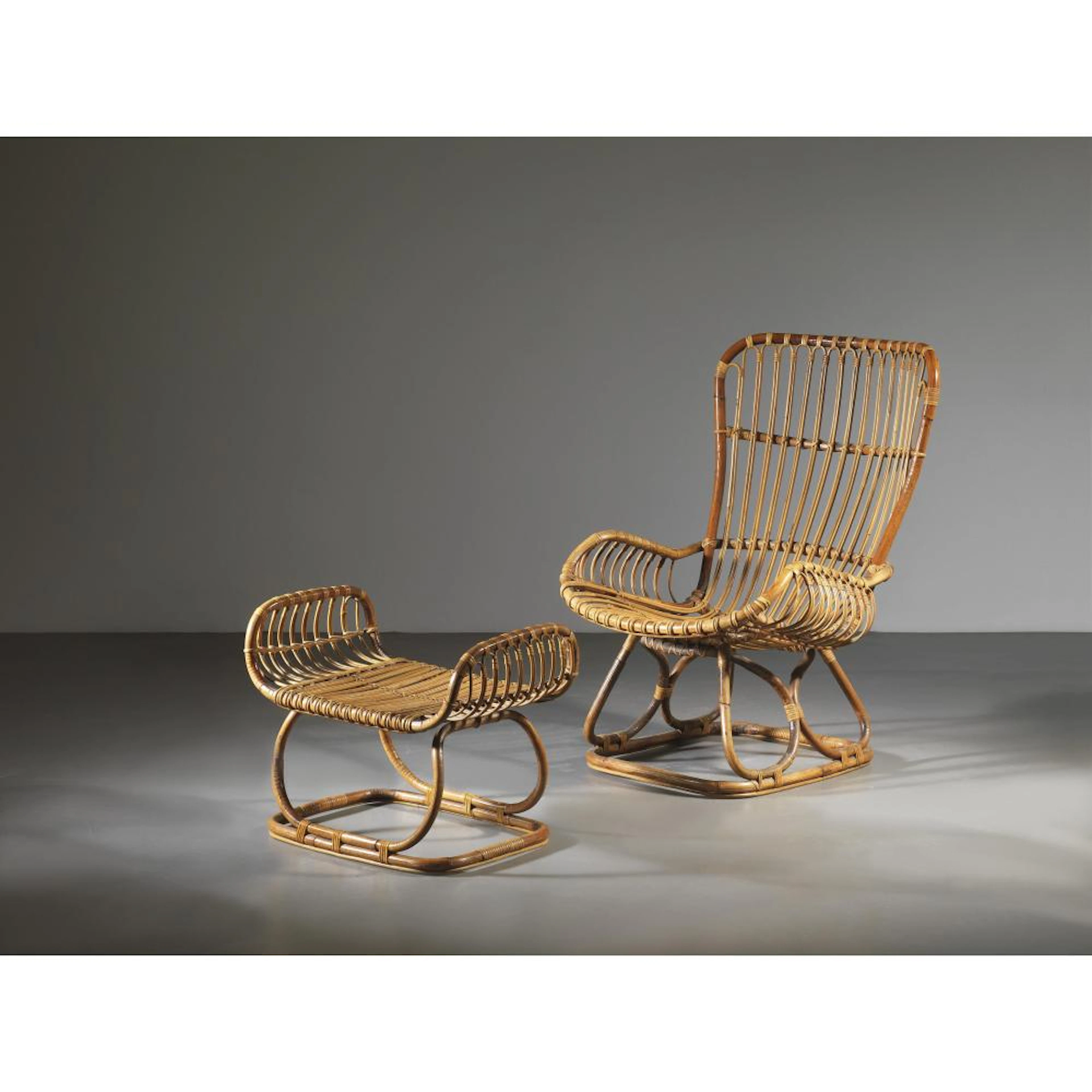 MIDOLLINO ARMCHAIR AND POUF