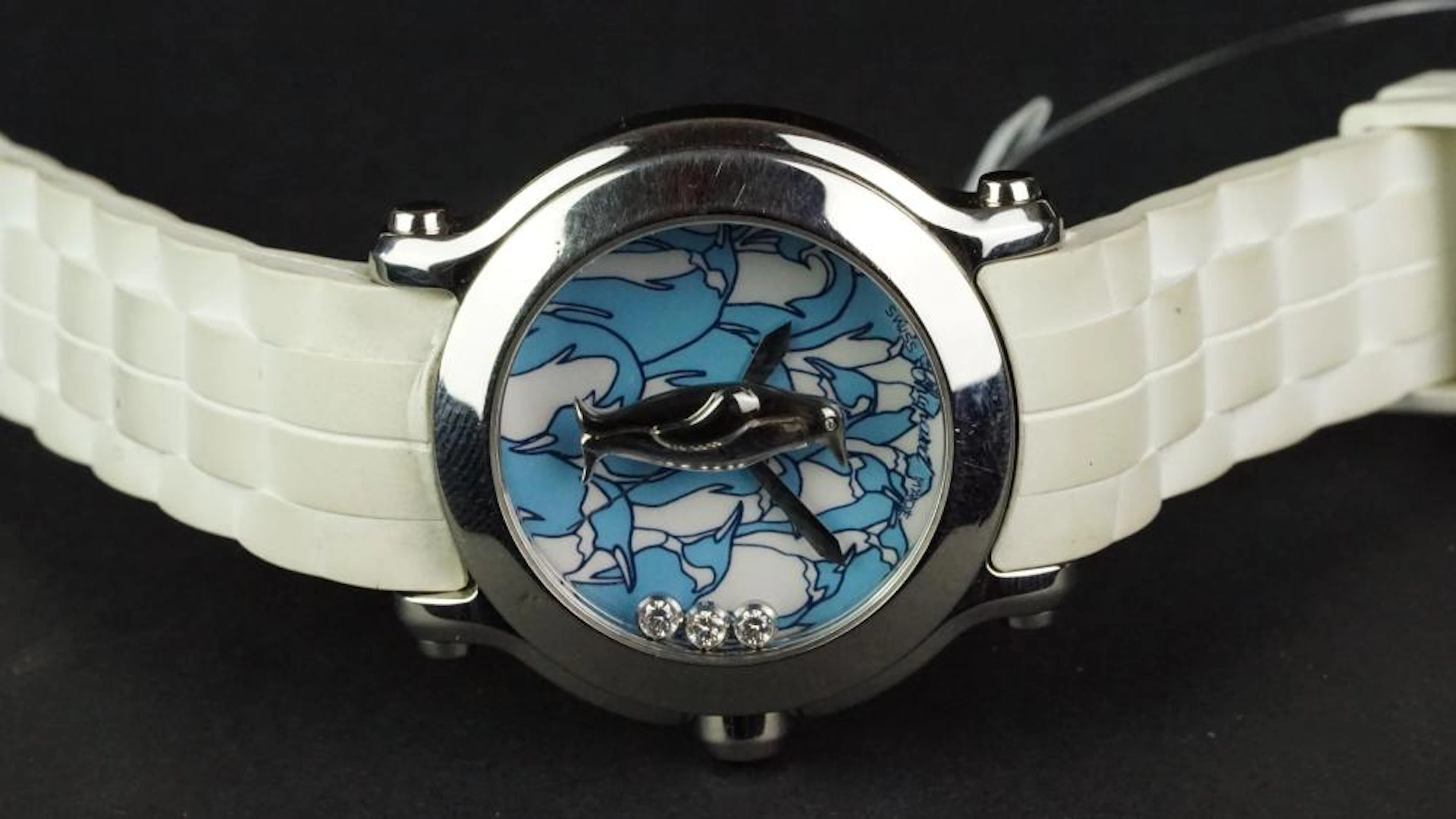 LADIES' CHOPARD ANIMAL WORLD LTD EDITION 150 DIAMOND WRISTWATCH, circular p