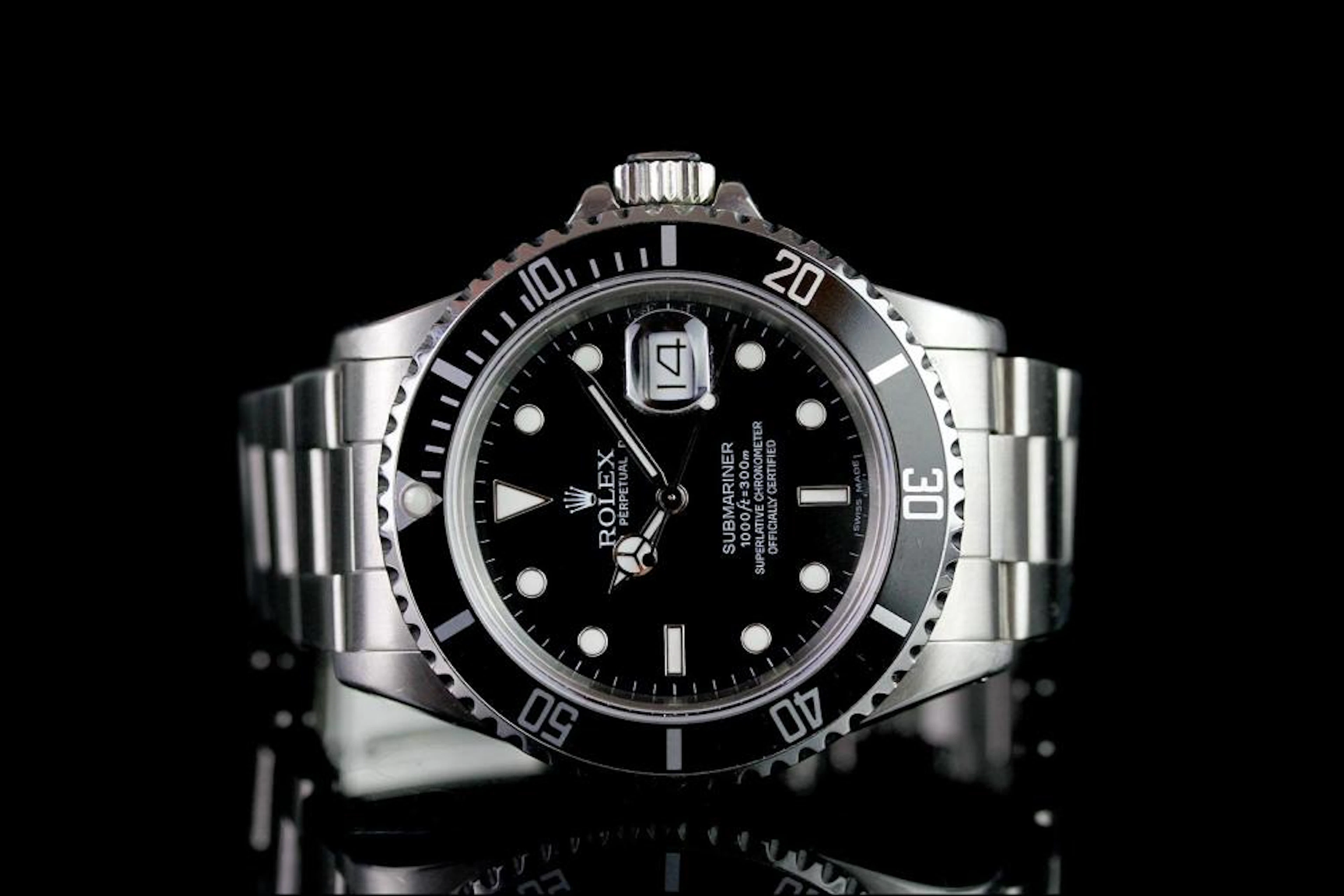 GENTLEMEN'S ROLEX OYSTER PERPETUAL DATE SUBMARINER 'TRIPLE ZERO' WRISTWATCH REF