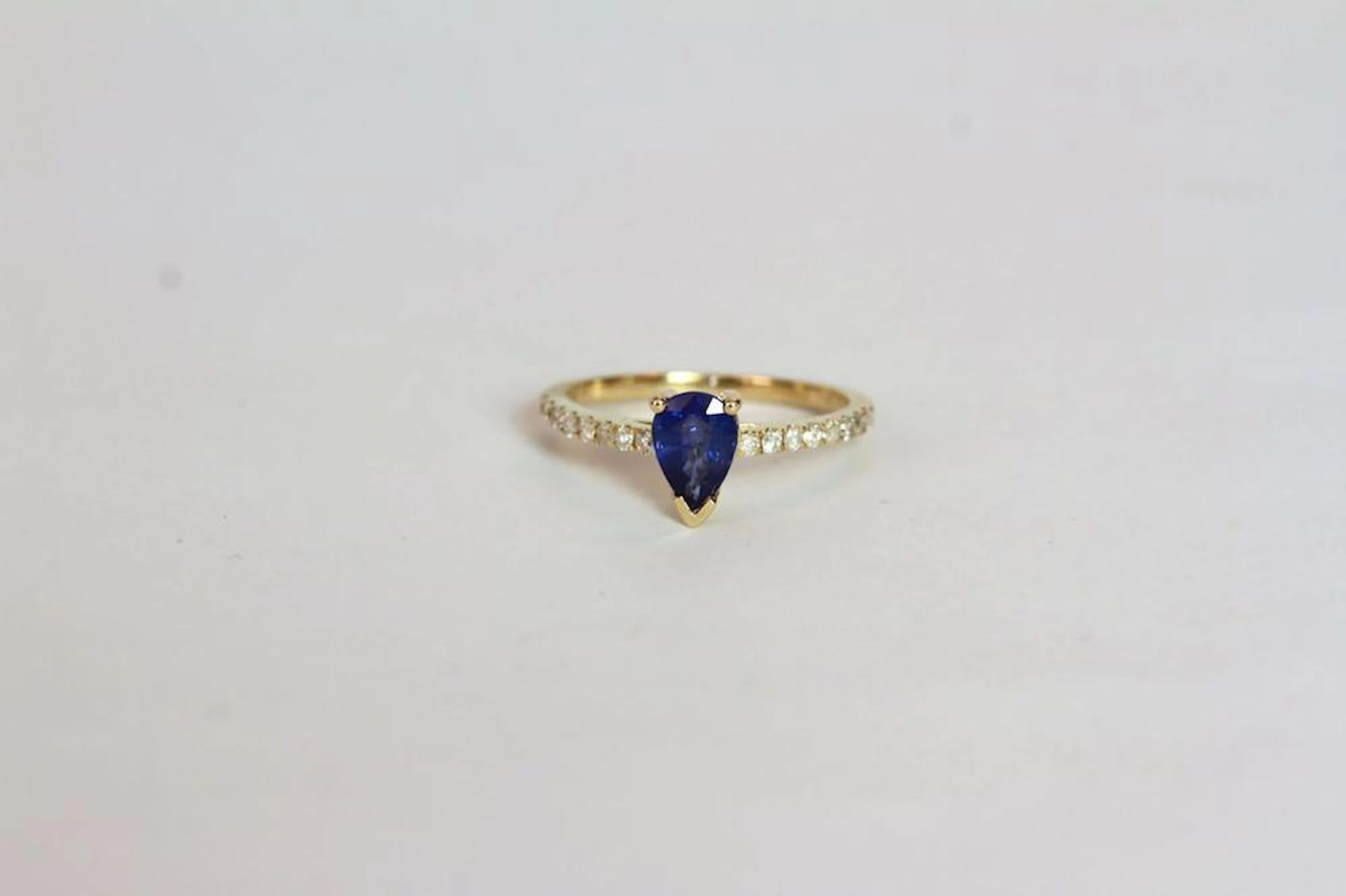 Sapphire and Diamond ring