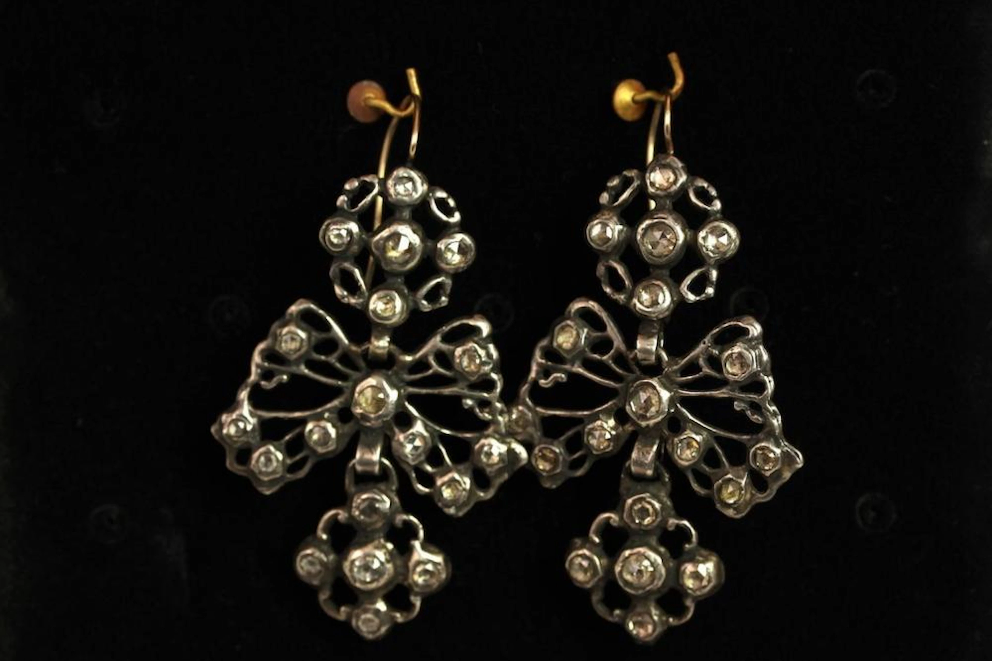 Georgian Diamond Set earrings