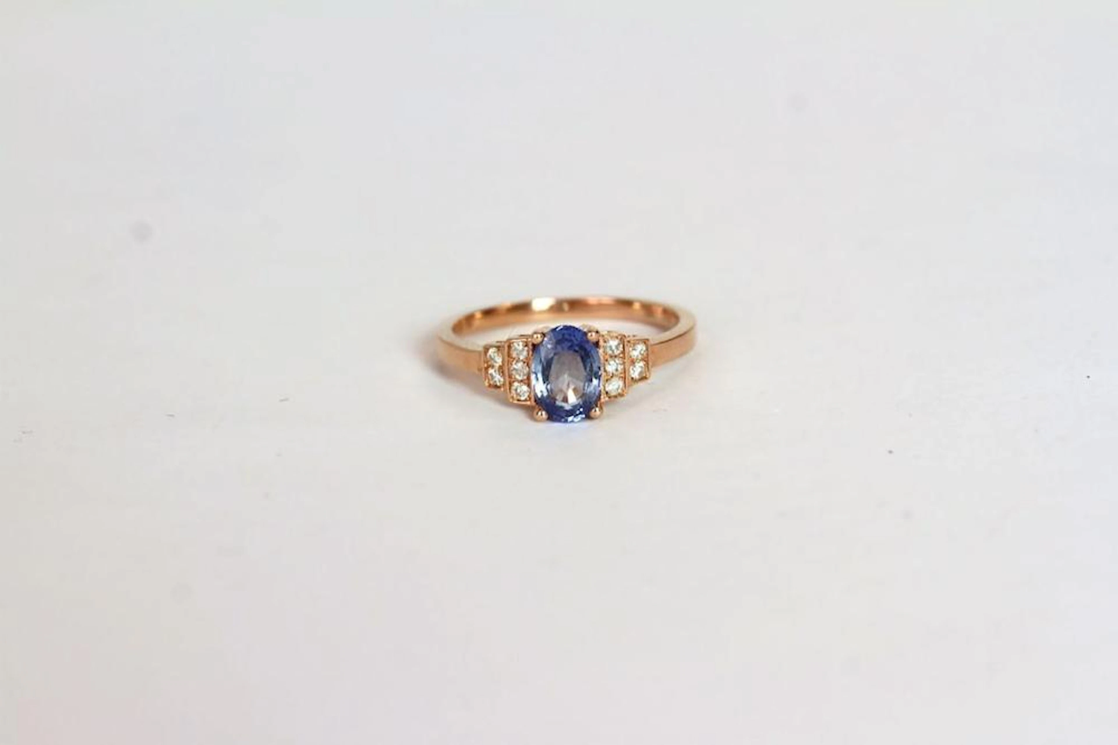 Sapphire and Diamond ring