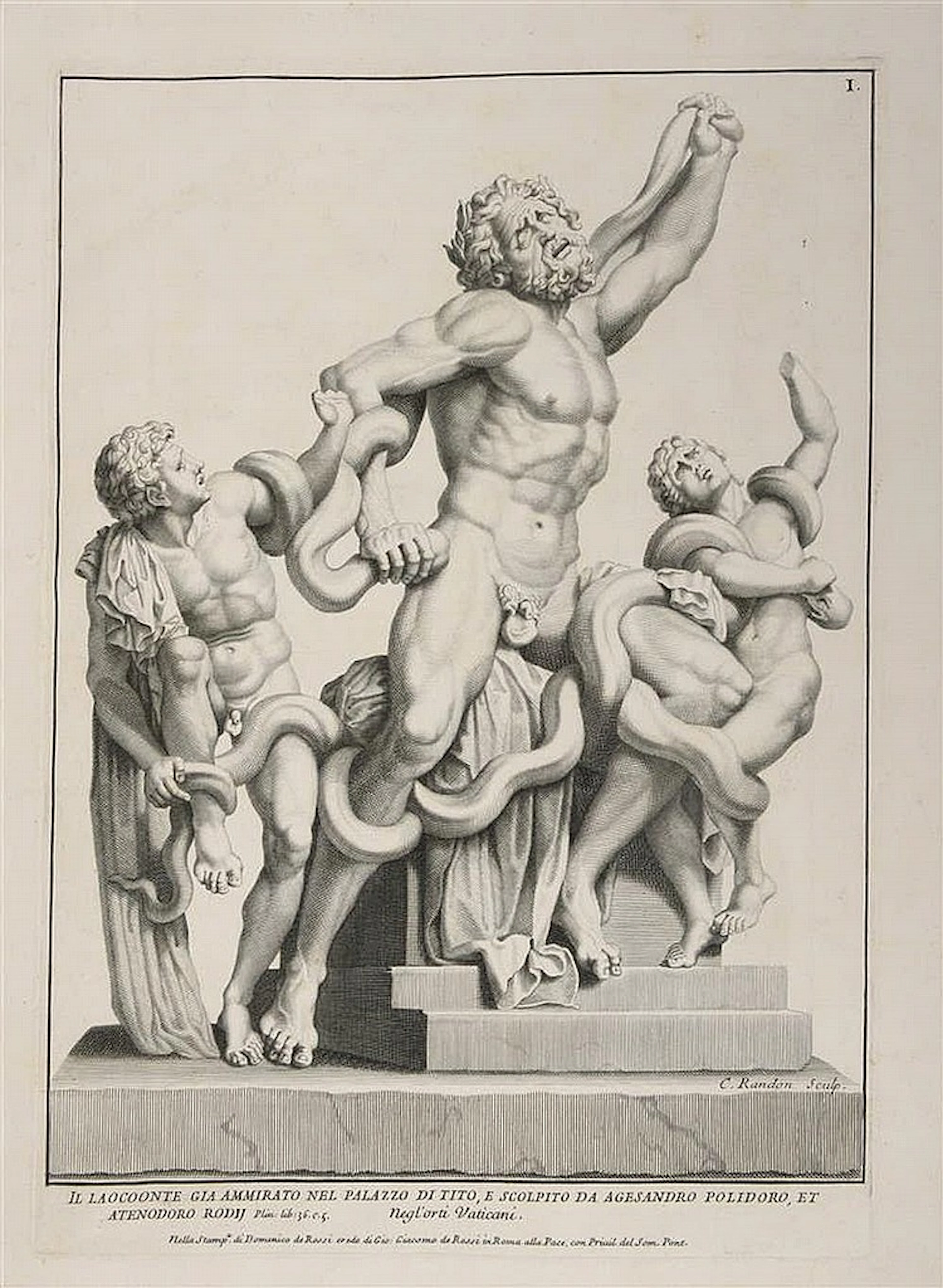ROSSI, Domenico de - Raccolta di statue antiche e