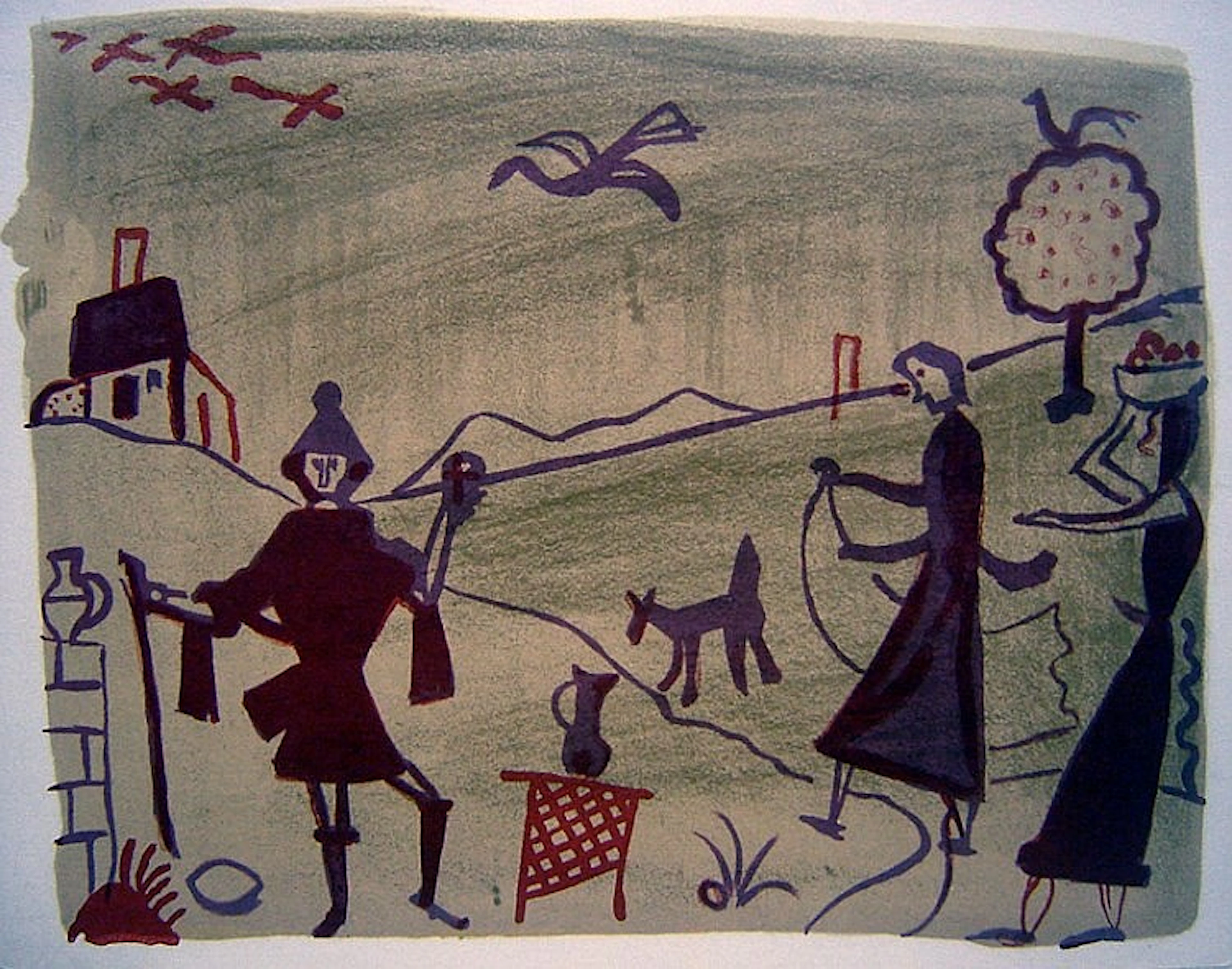 DERAIN André - VIE A LA CAMPAGNE