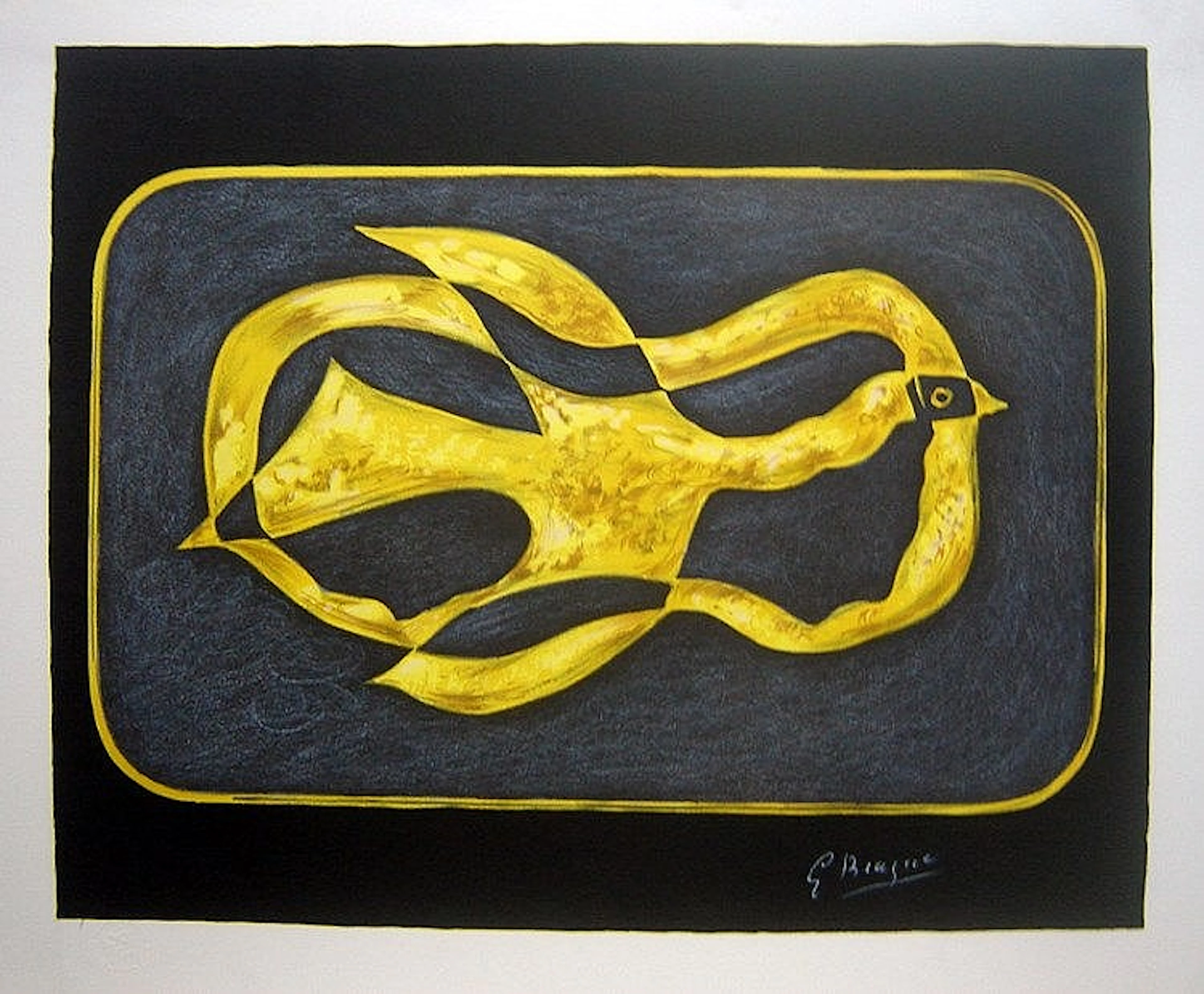 BRAQUE Georges - COMPOSITION DOREE