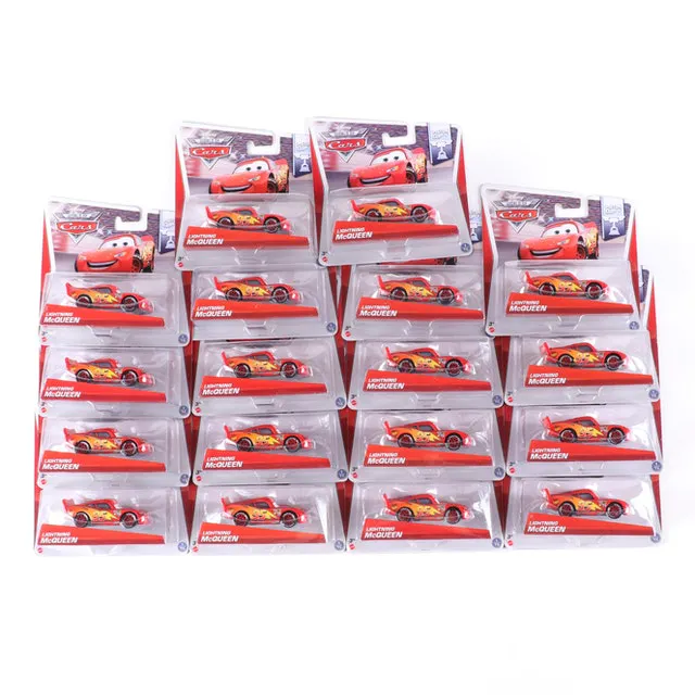 Mattel Disney World of Cars Piston Cup Lightning McQueen Diecast Cars ...