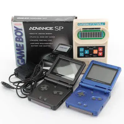Game Boy Advanced SP Handheld Consoles with Super Mario Bros and More ...