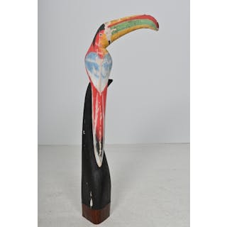Skulptur Andreas Wargenbrant "Art Deco Fågel" Brickmärkt 3/10