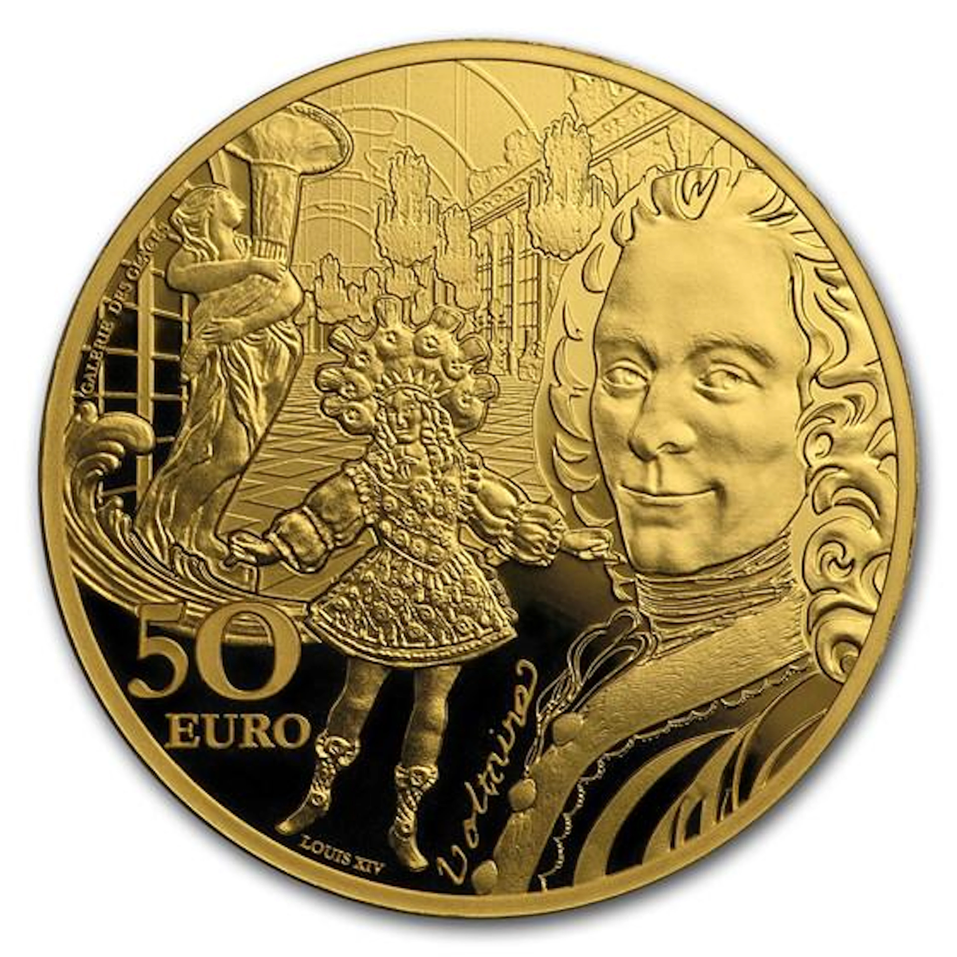 2018 1/4 oz Gold 50 Europa Star (Baroque & Rococo)