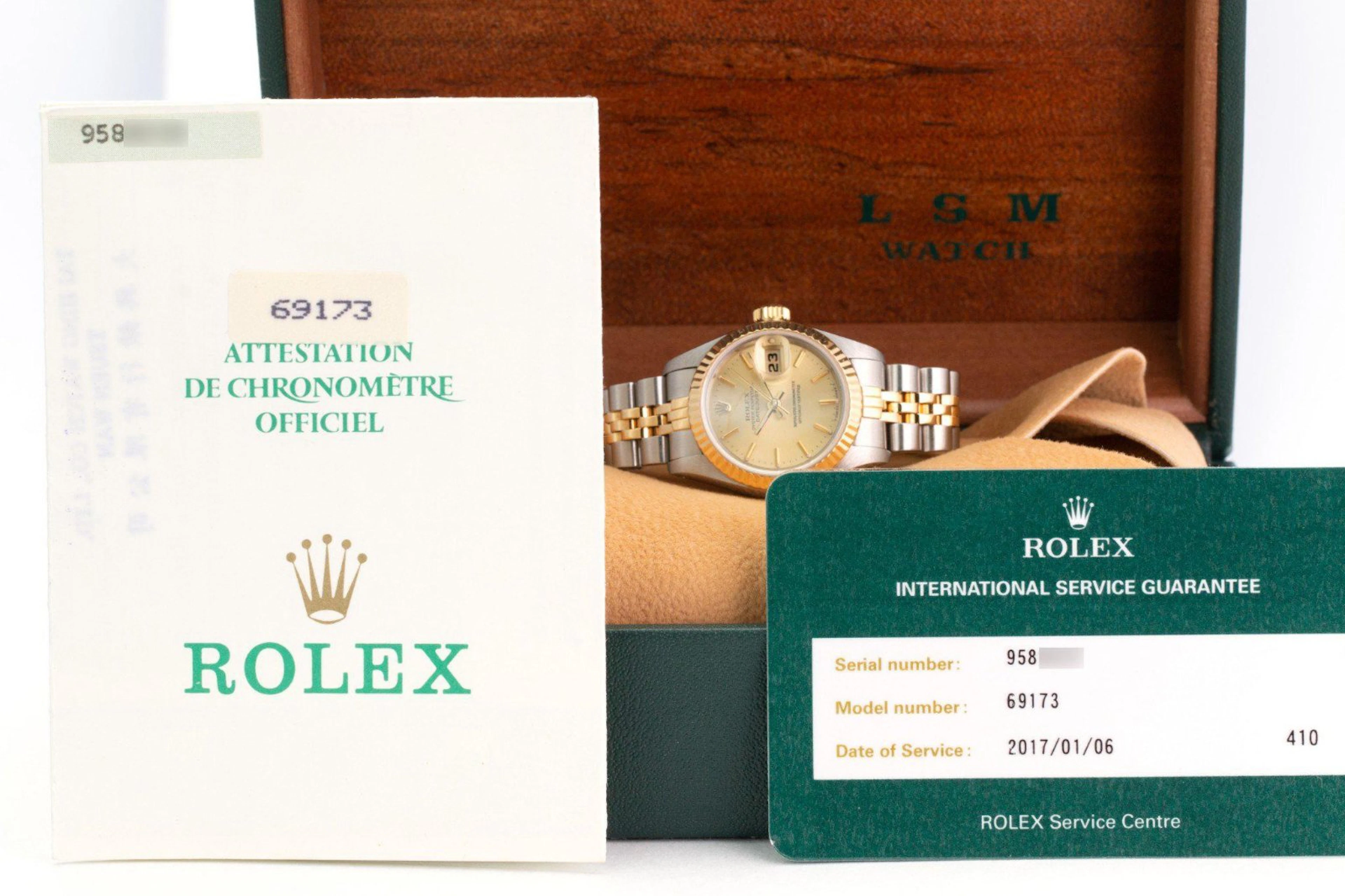 Pre-Owned Rolex Lady Datejust 69173