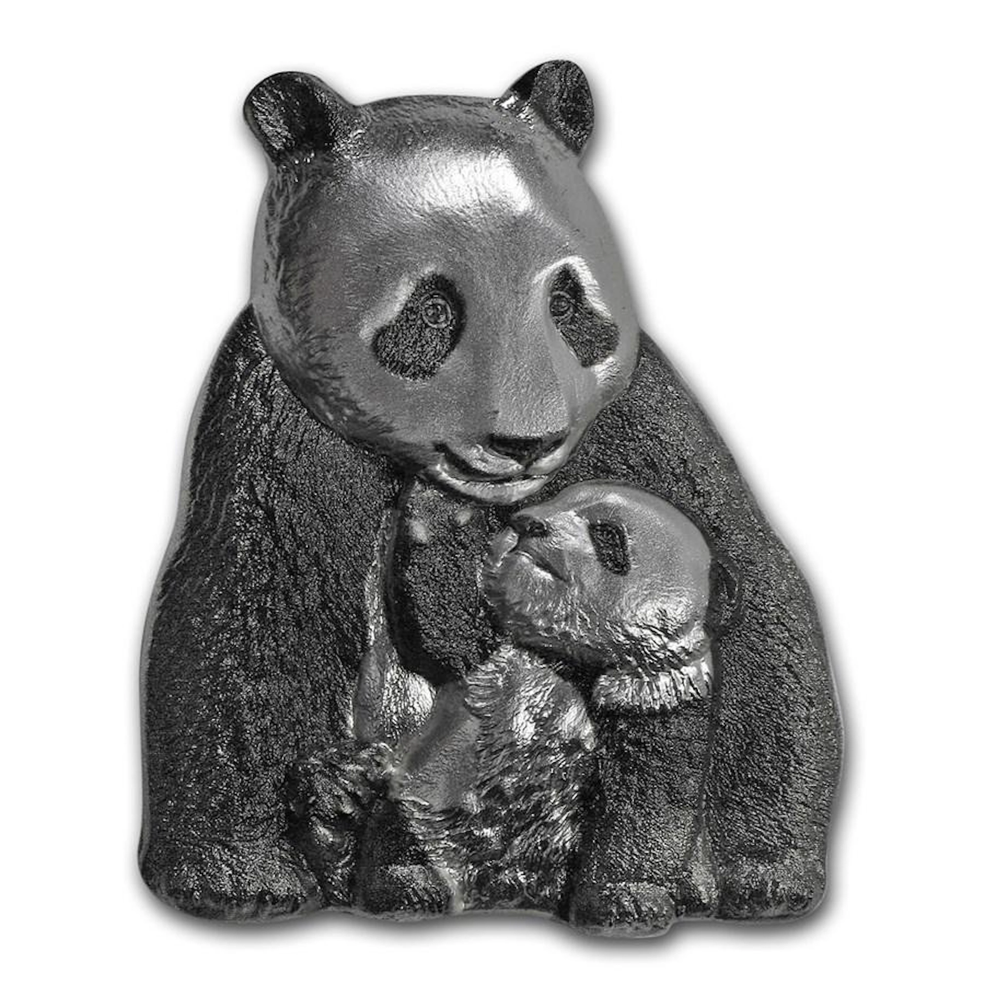 2017 Cook Islands 88 gram Silver Antique Finish Lucky