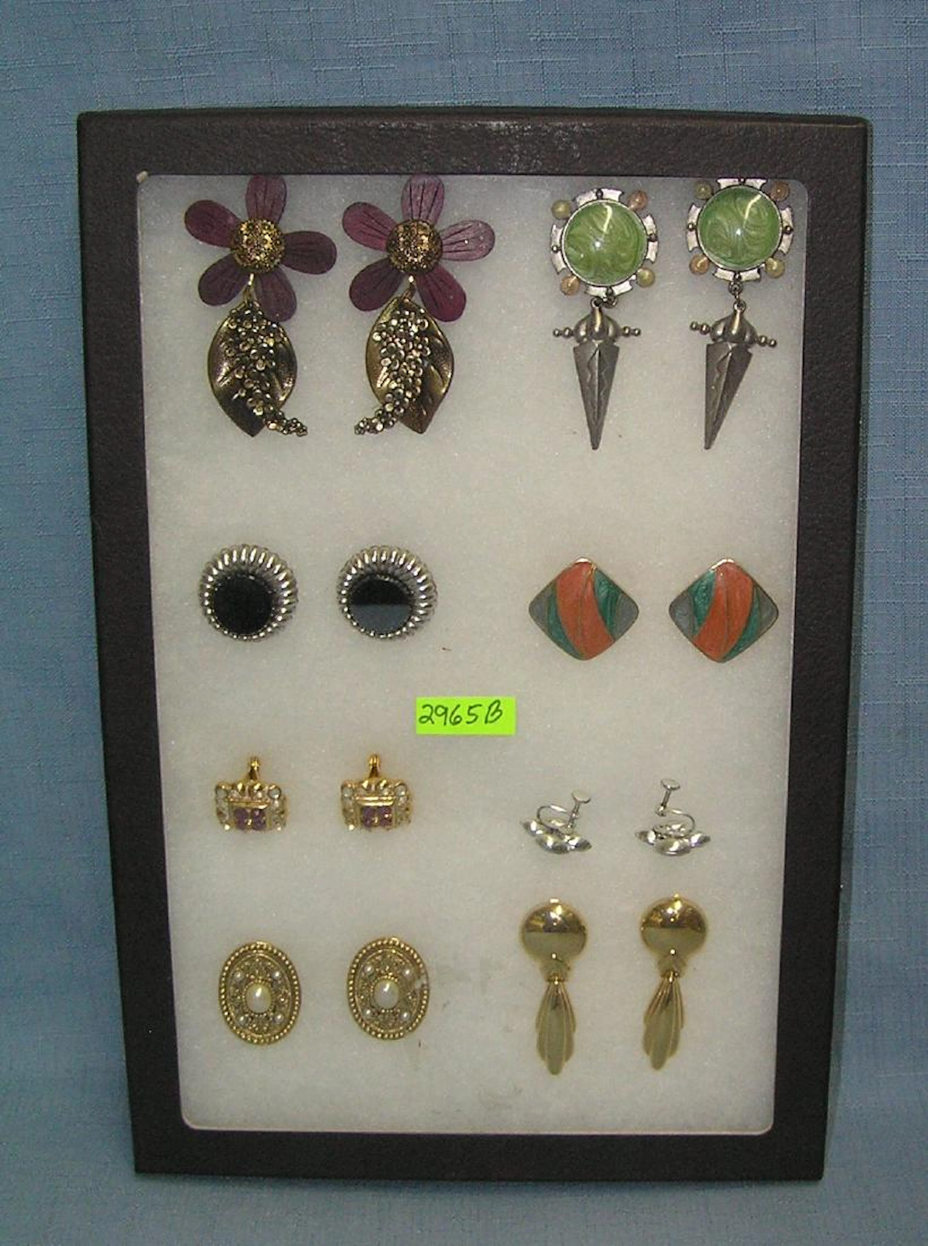 Collection of vintage earring sets