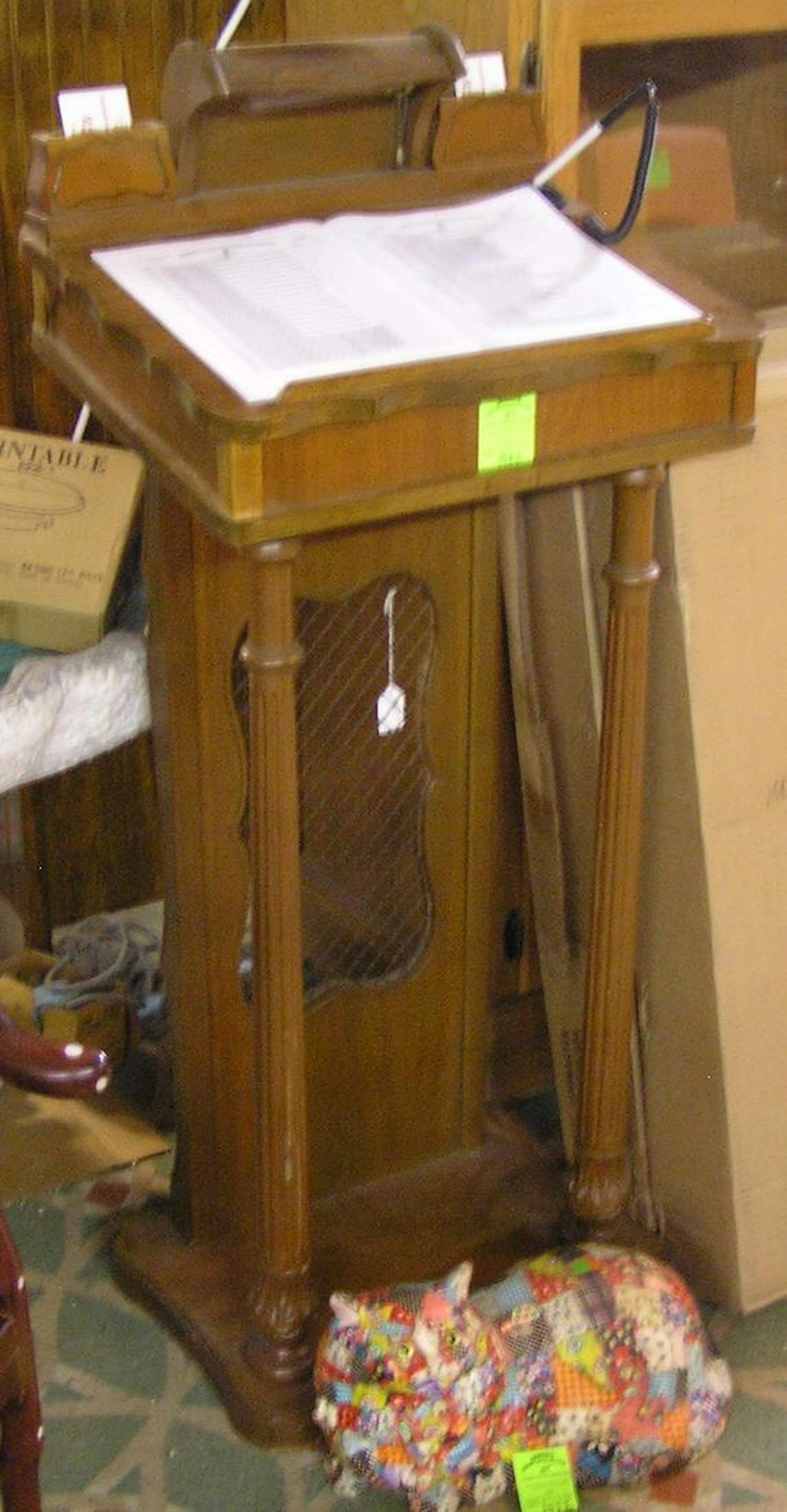 Antique walnut Lecter