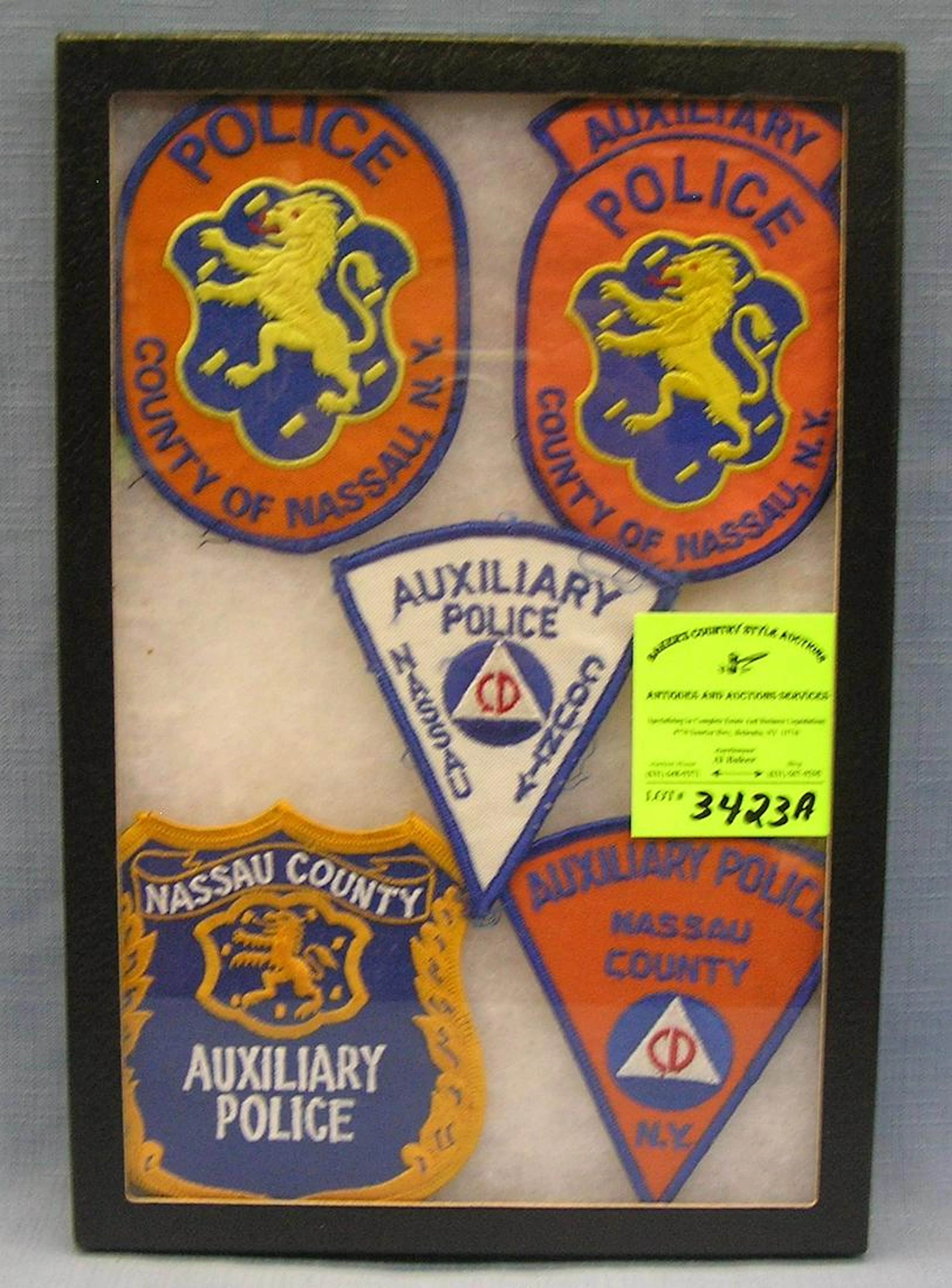 Group of vintage police patches