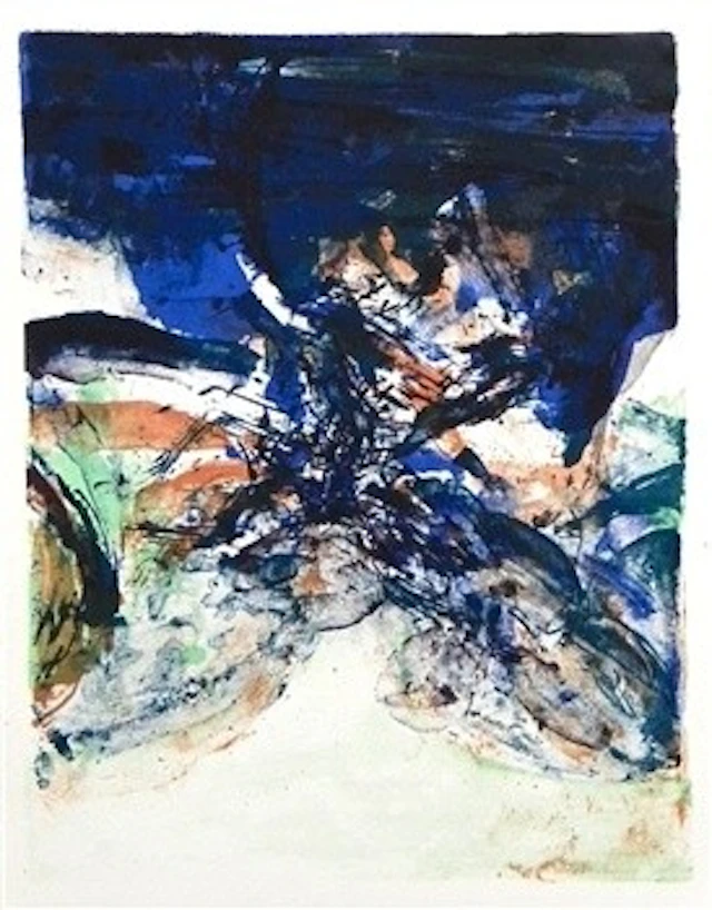 146: ZAO WOU-KI ORIGINAL LTHOGRAPH