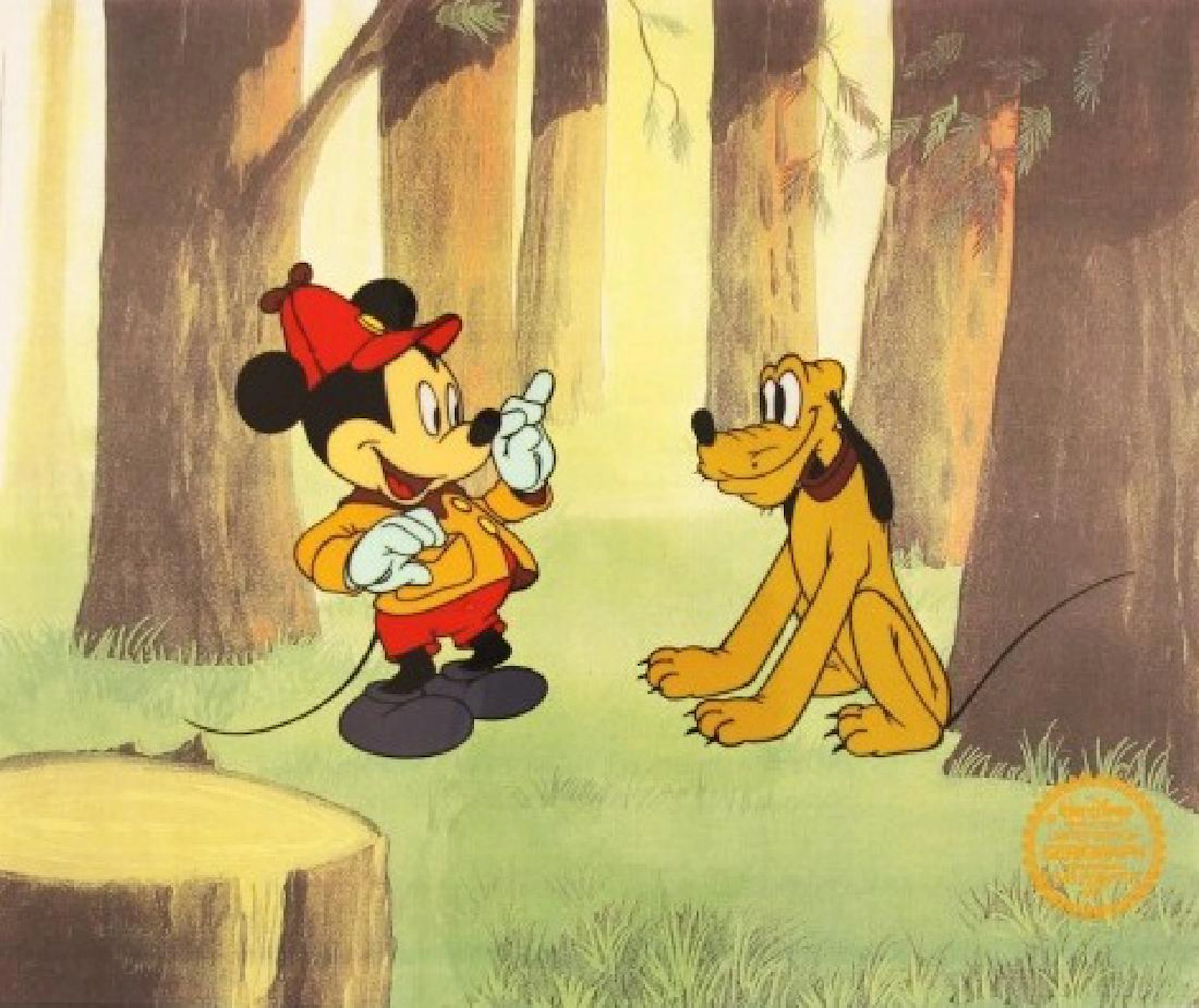 Walt Disney "The Pointer Art" Serigraph Cel