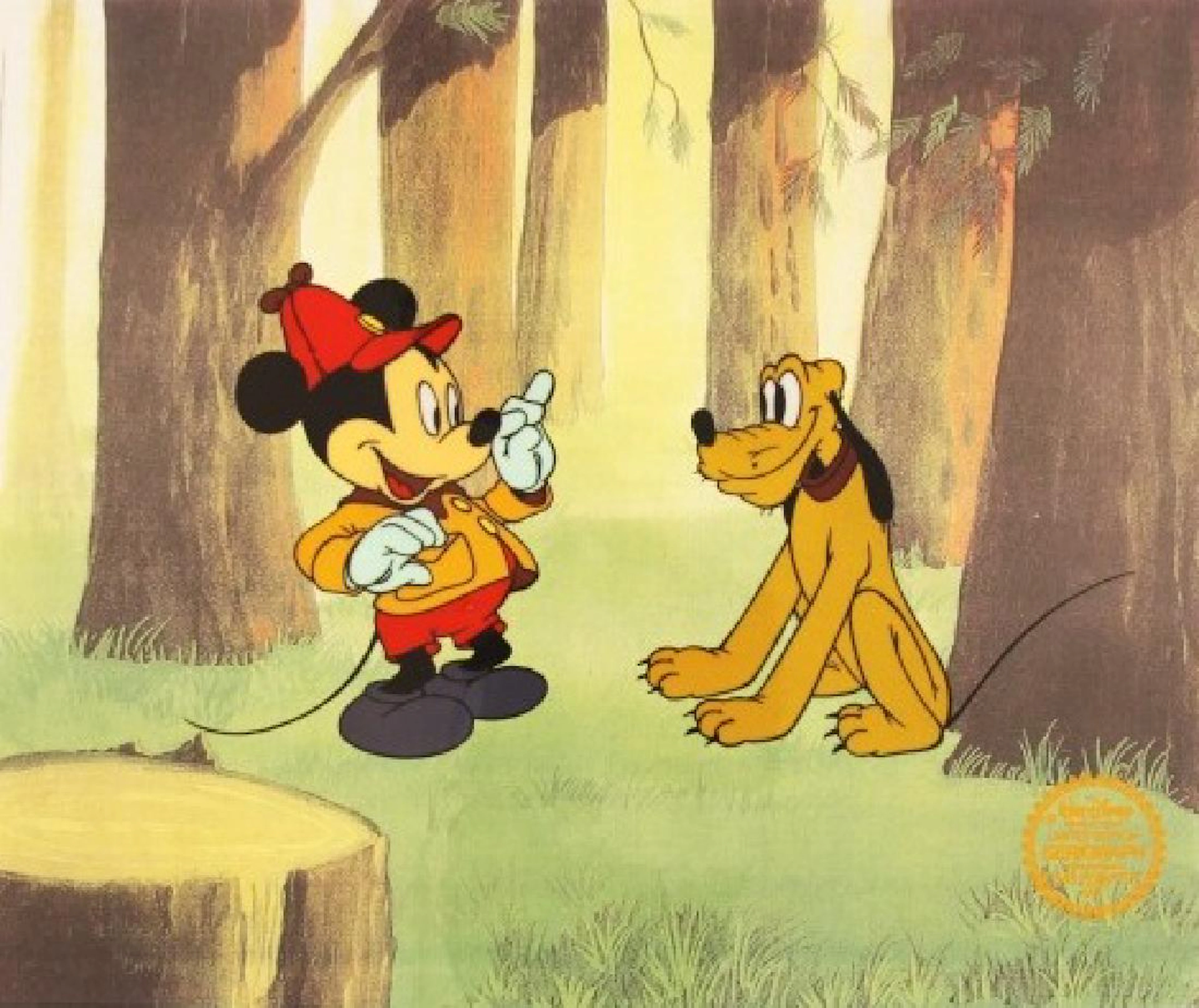 Walt Disney "The Pointer Art" Serigraph Cel
