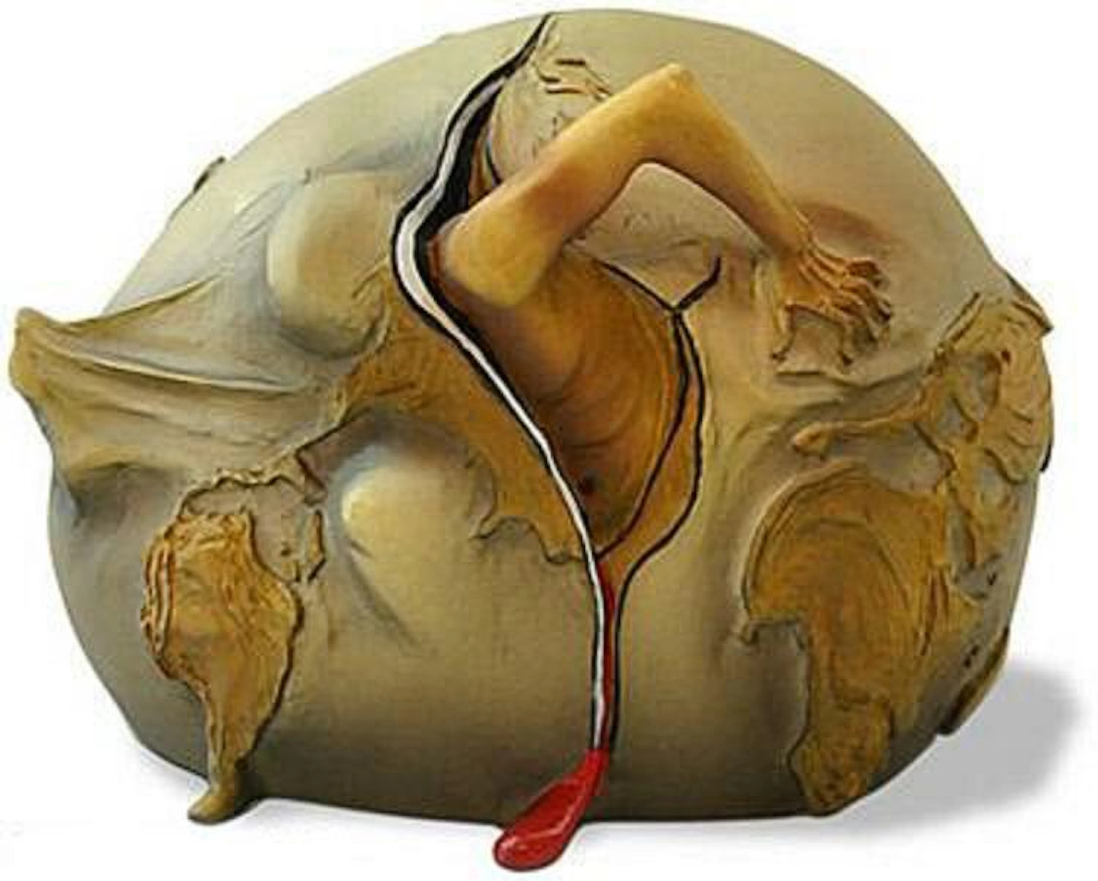 Salvador Dali GEOPOLITICAL CHILD Sculpture