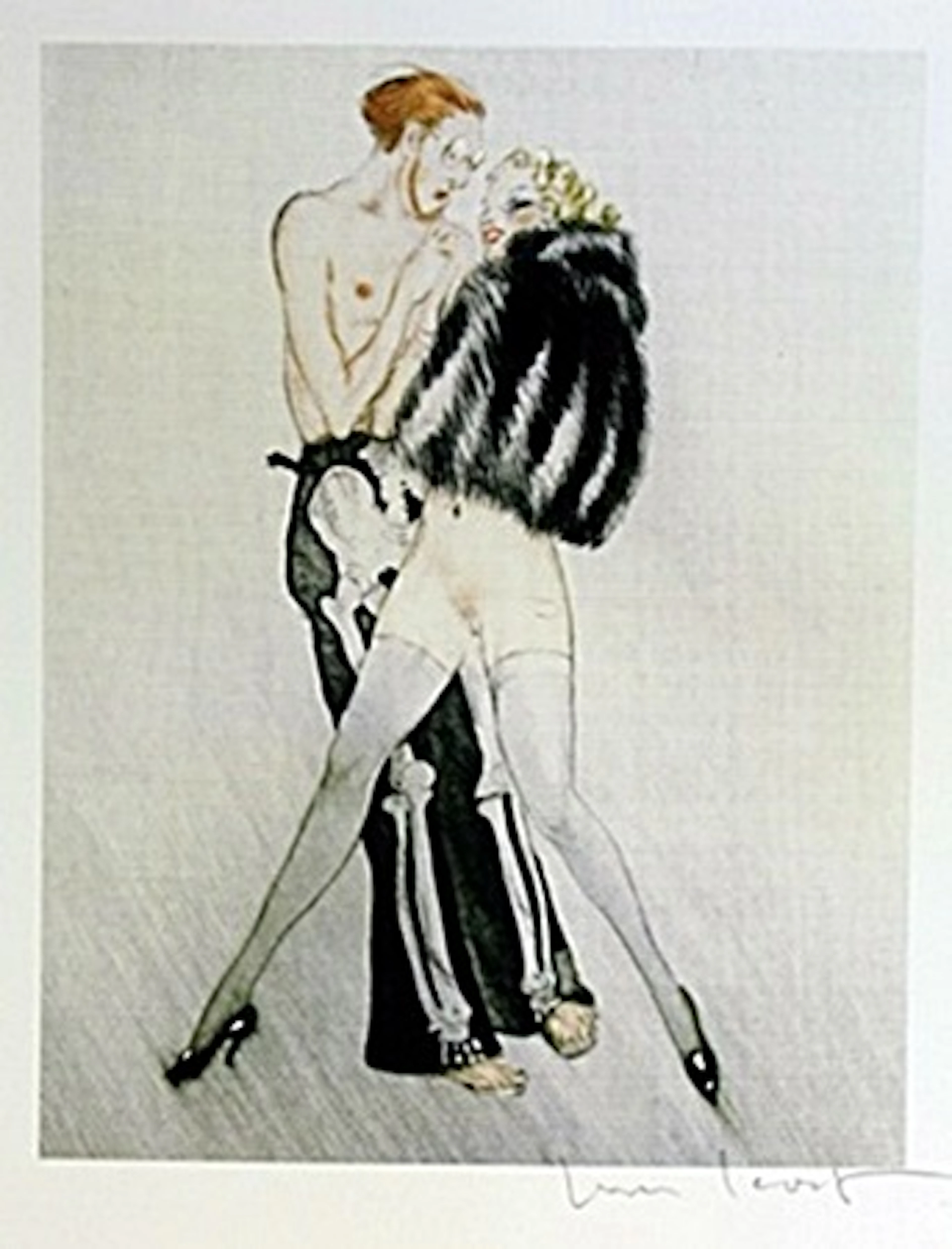 Lithorgaph From " La Reve" By Louis Icart