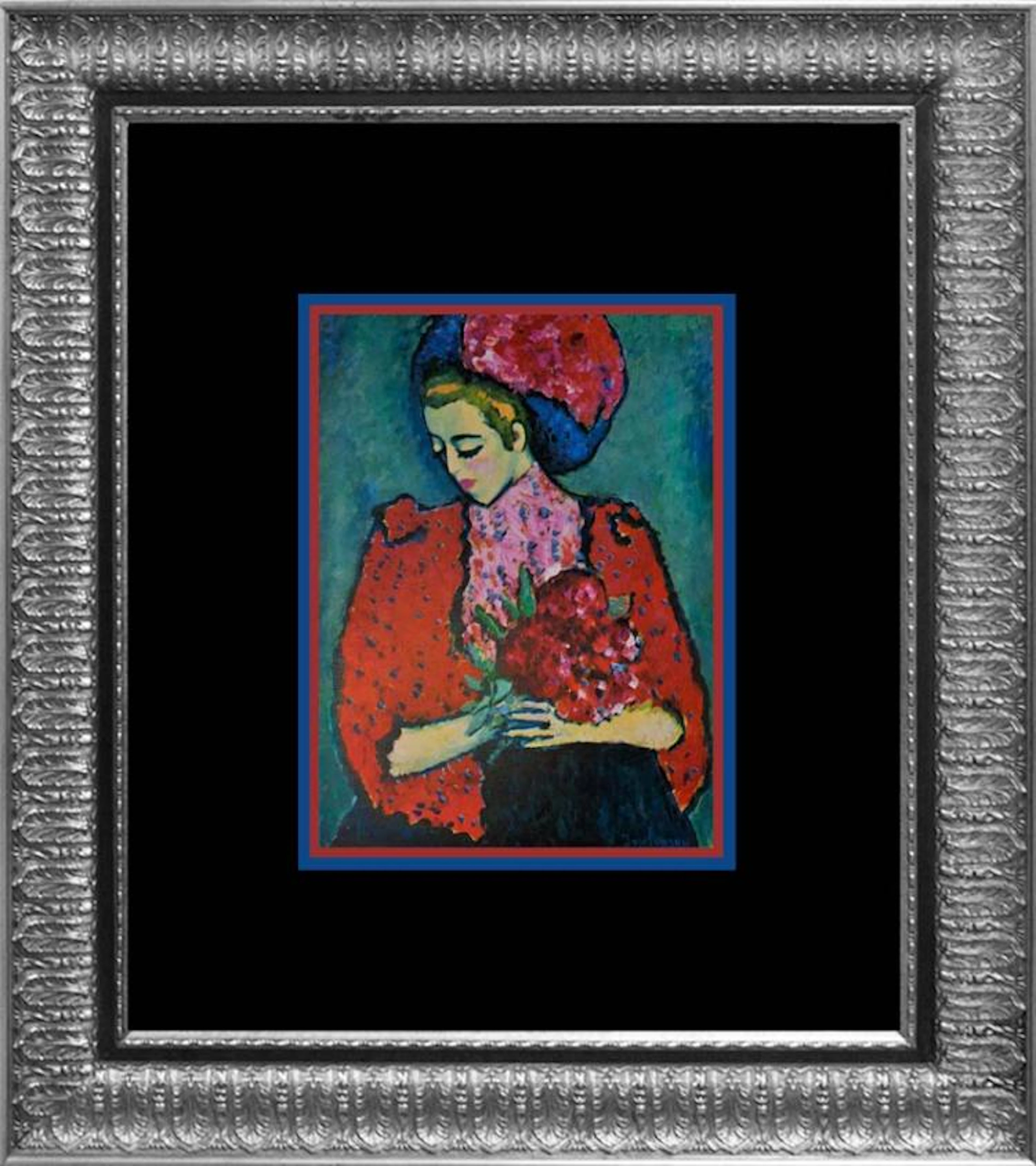 Alexei von Jawlensky 1962 Original Lithograph Peonies from London England.