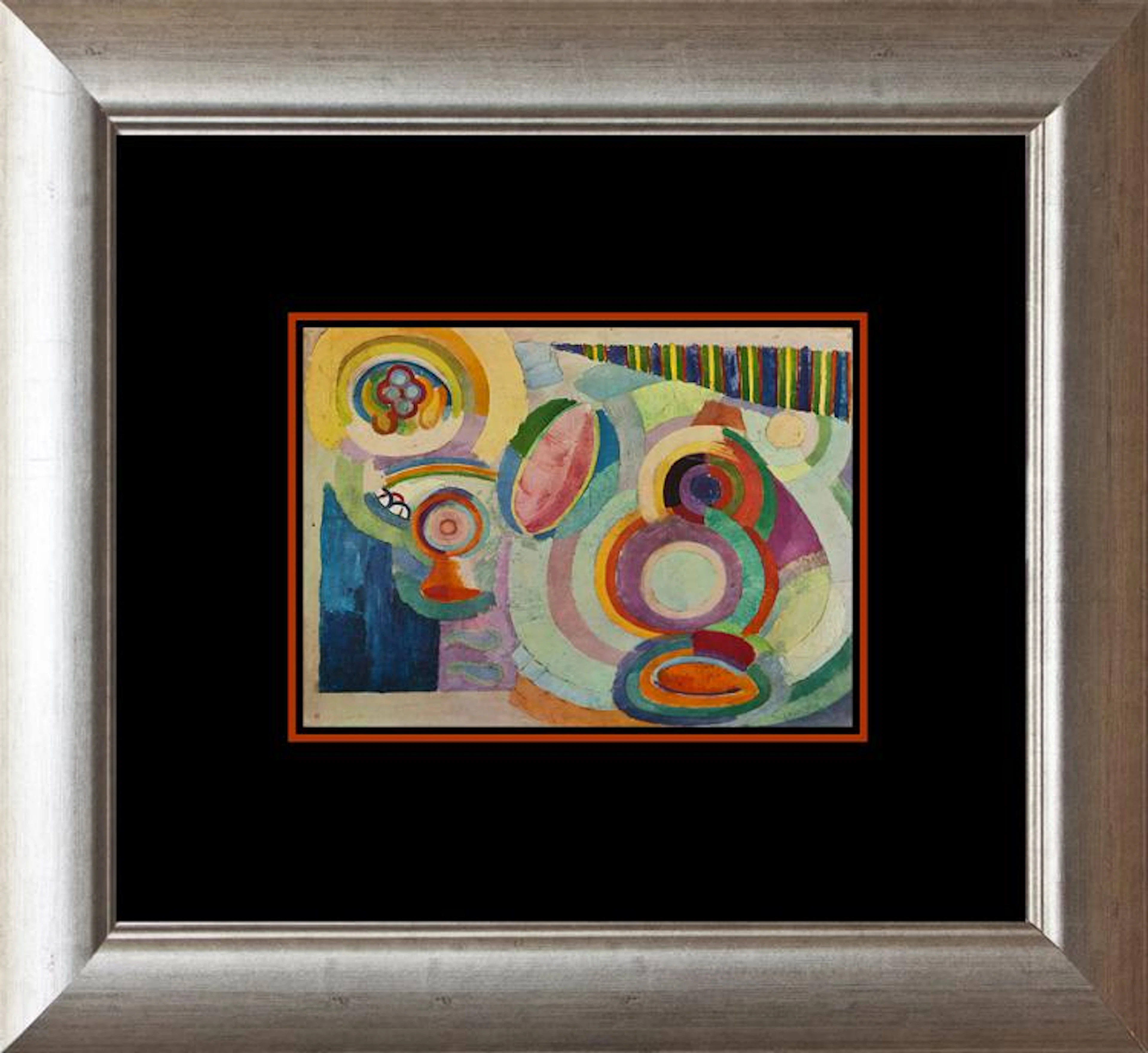 Robert DeLaunay Color Plate Lithograph from 1957