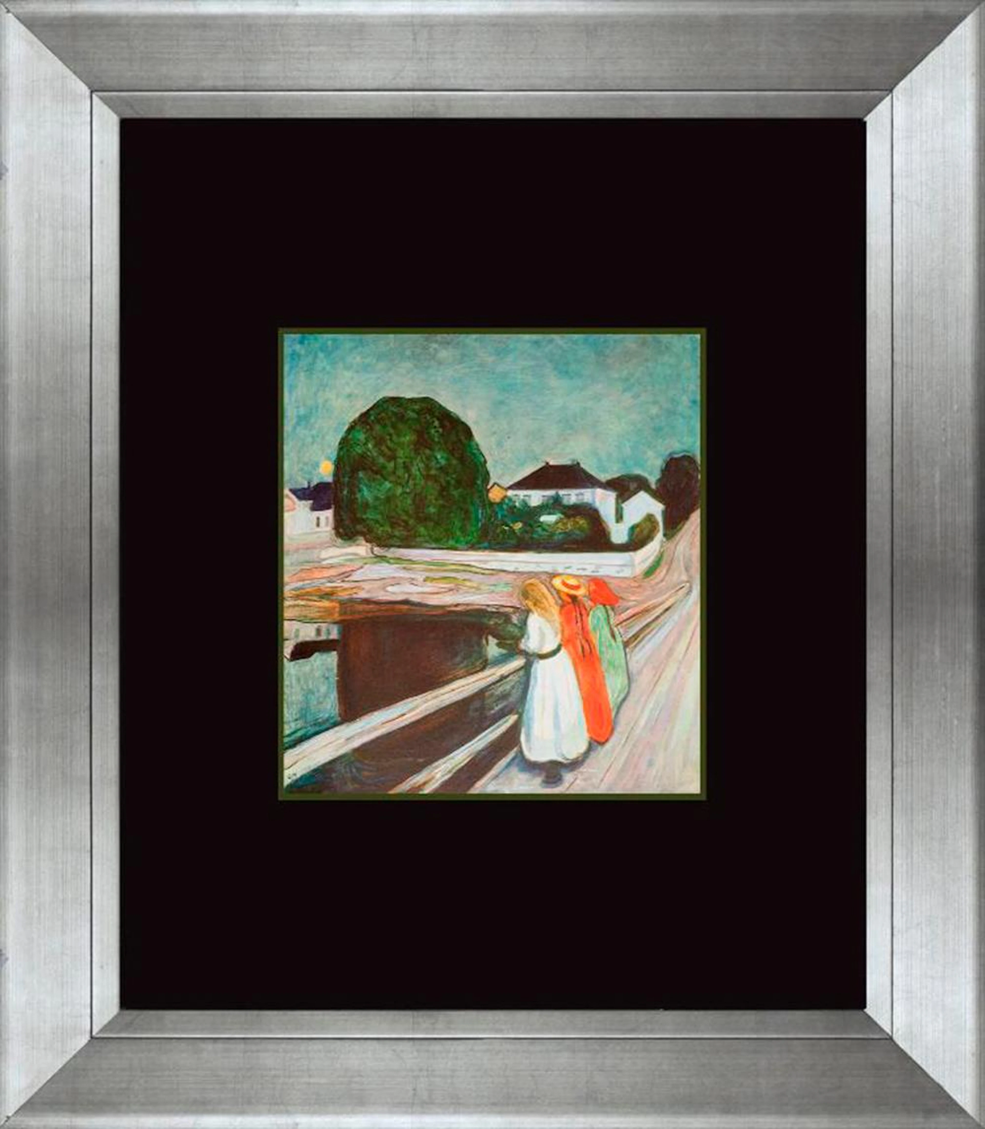 Edvard Munch original color plate lithograph over 55 years ago
