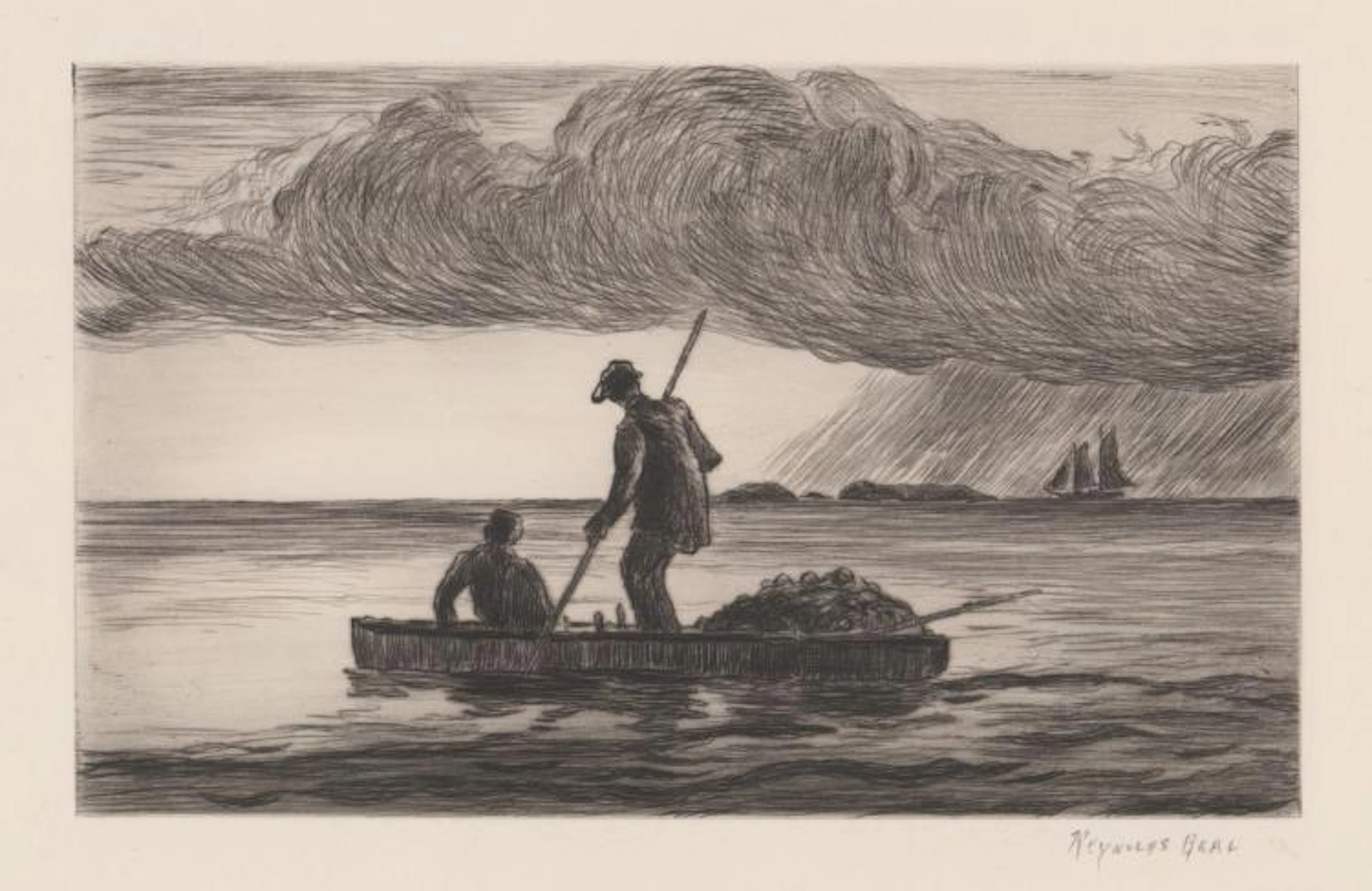 Reynolds Beal Etching