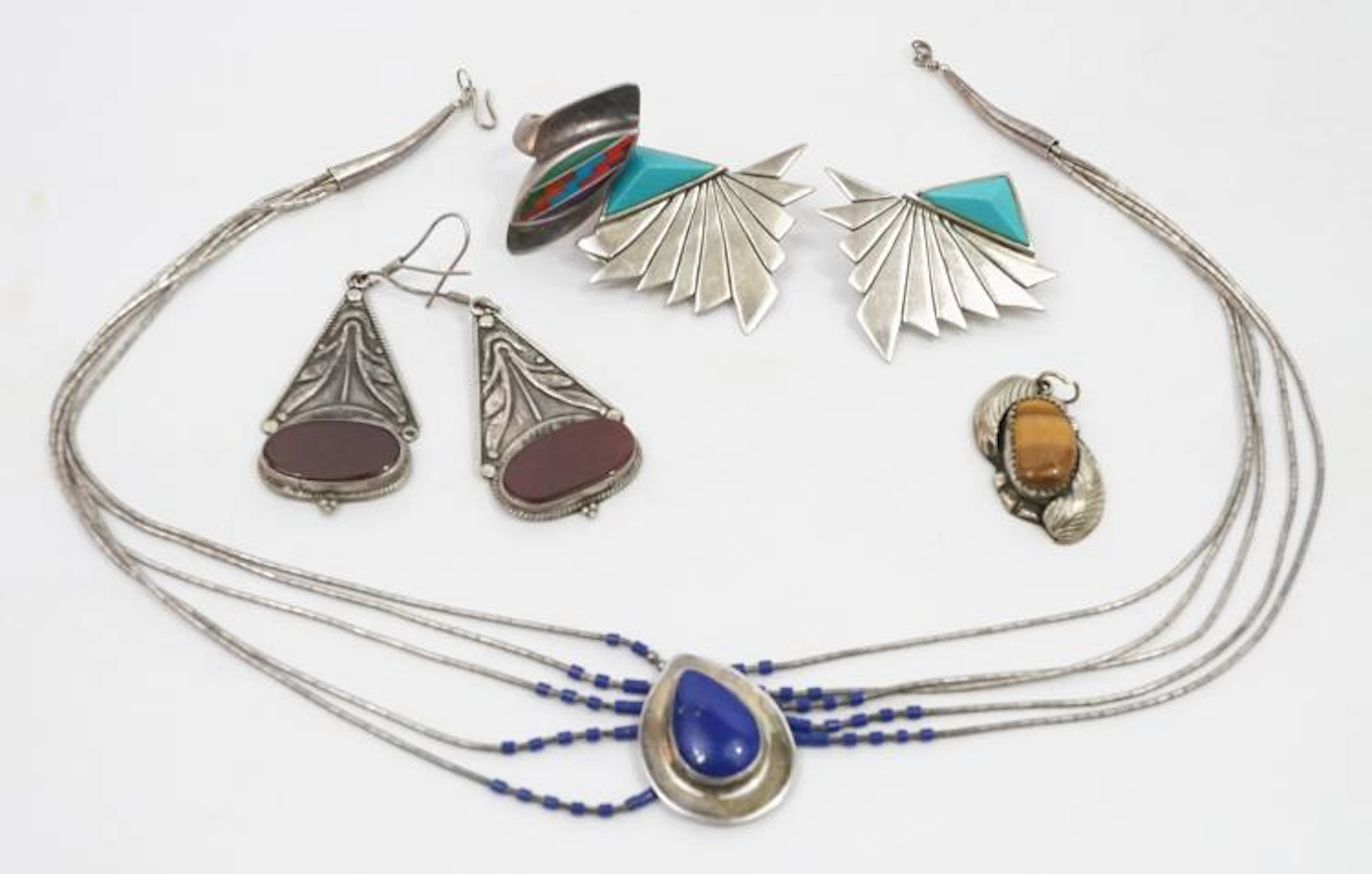 A Group of Native American Southwest Jewelry