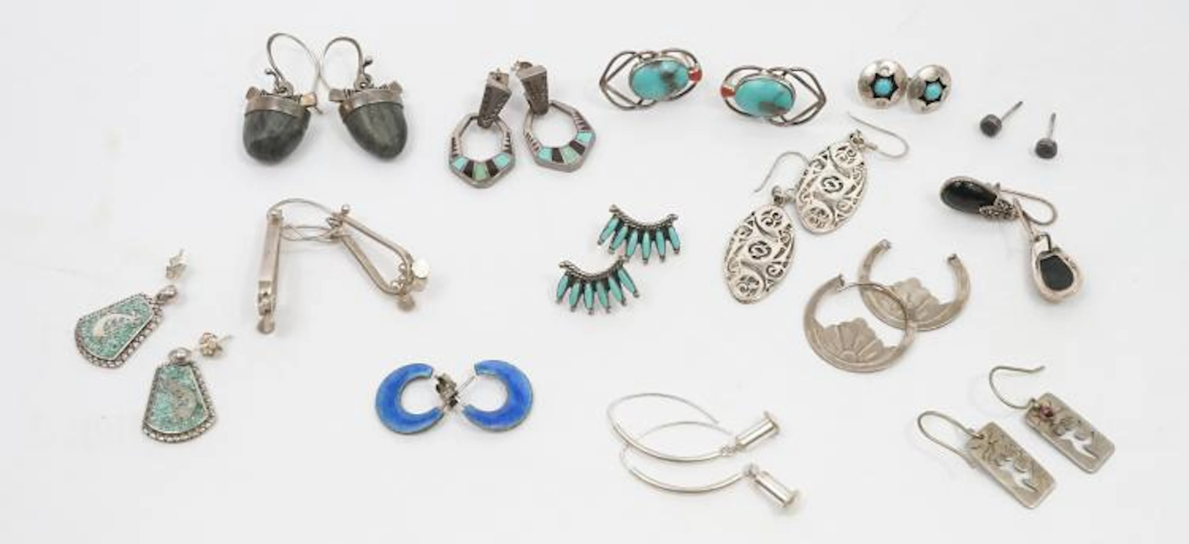 Southwest and Designer Sterling Earrings