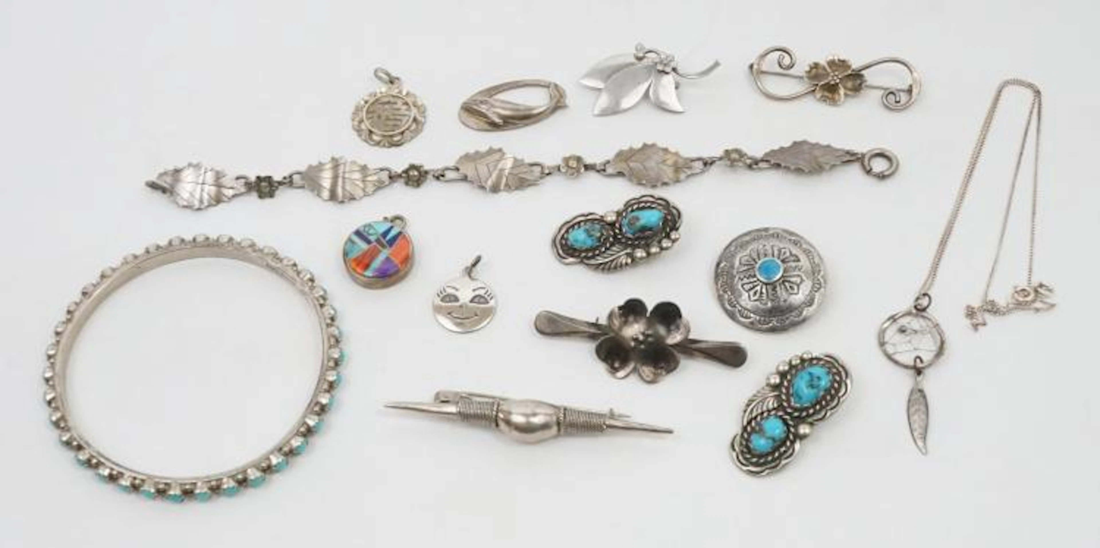 A Group of Native American Southwest Sterling