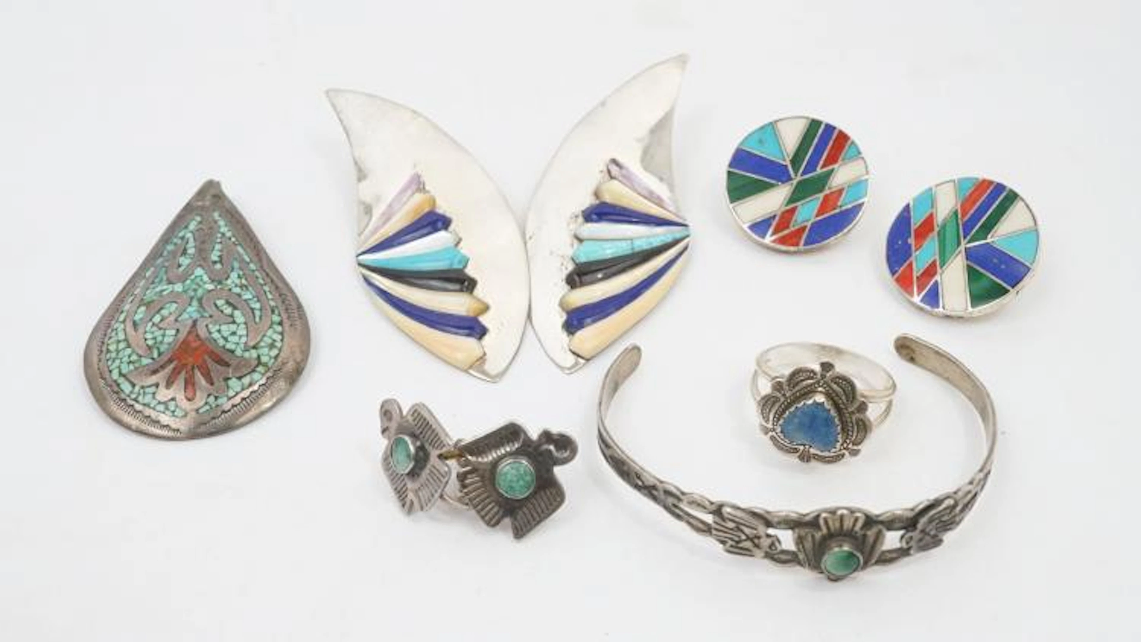 A Group of Native American Southwest Jewelry