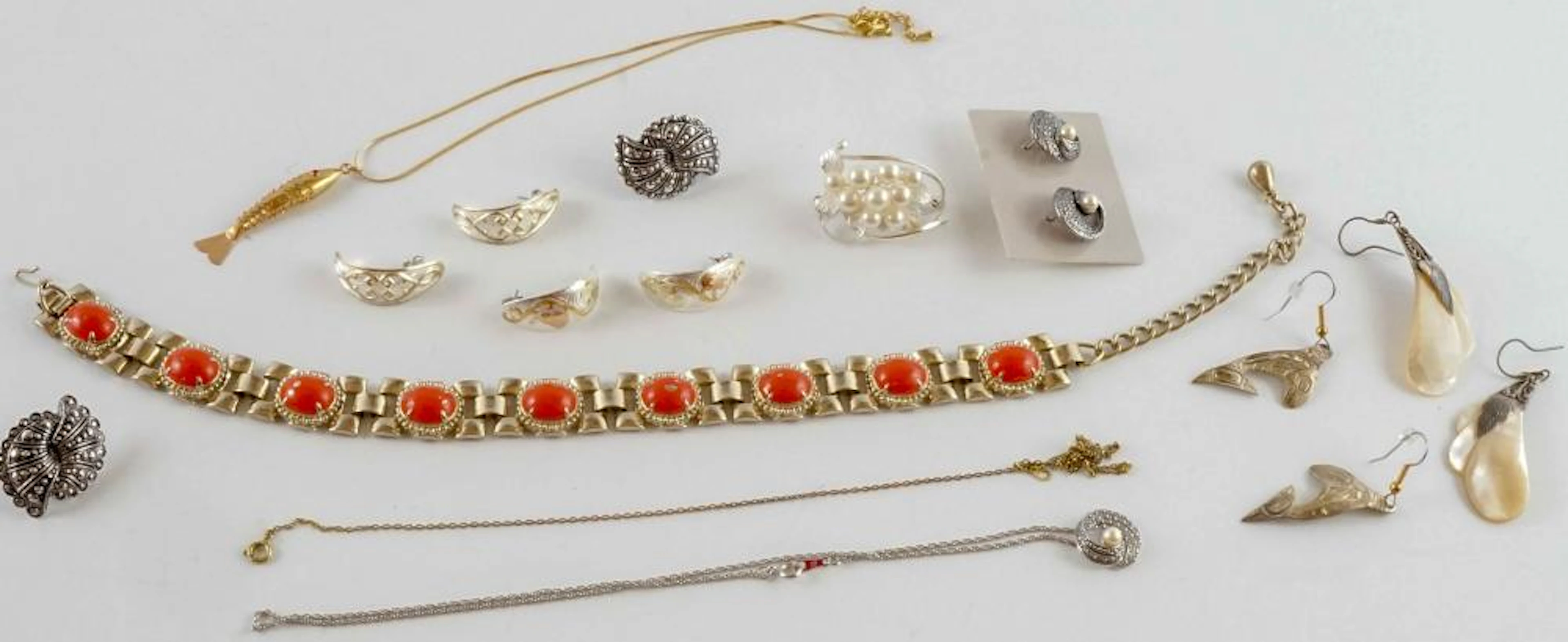 Group of Native Sterling and Costume Jewelry