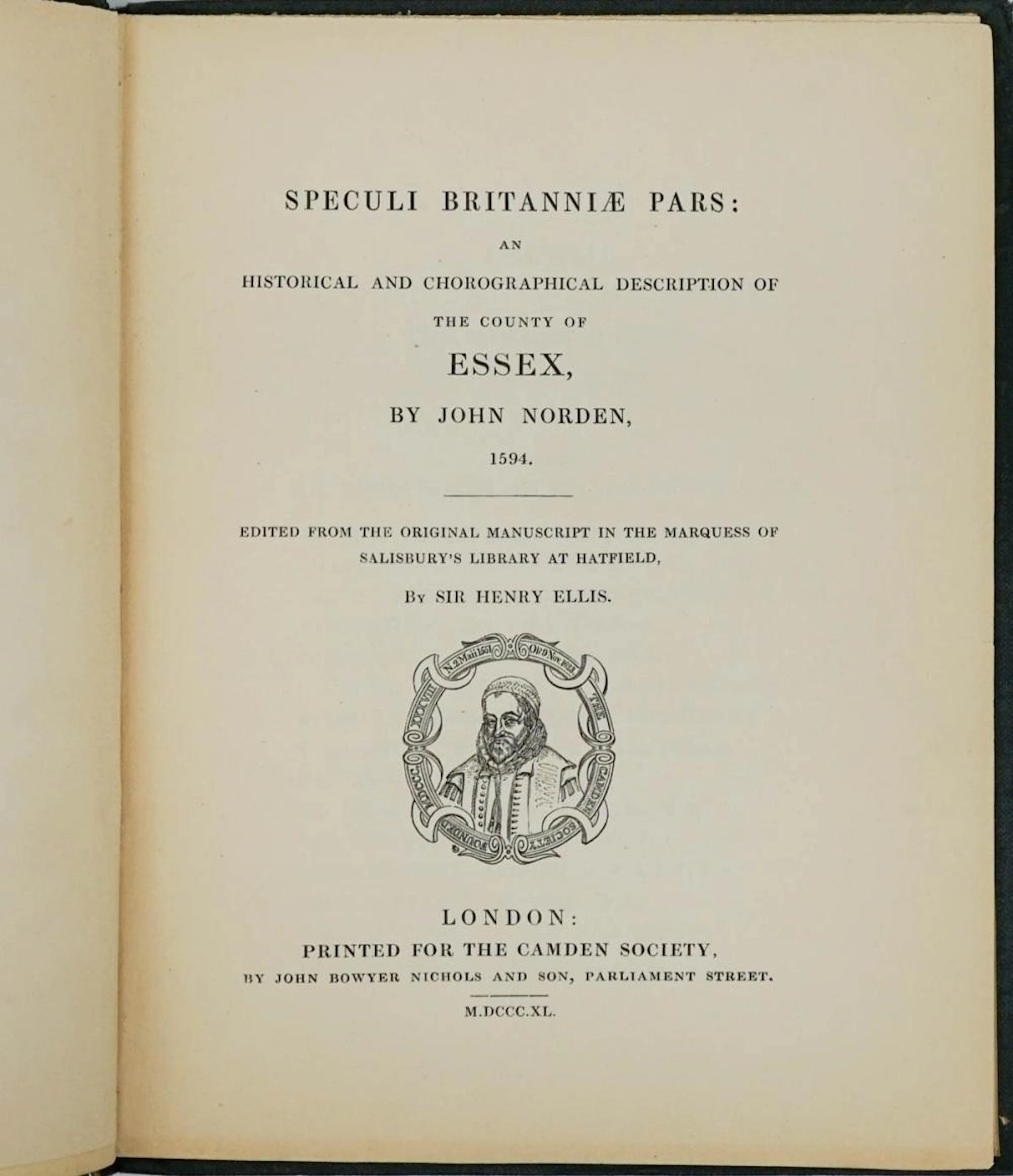Speculi Britanniae Pars: by John Norden