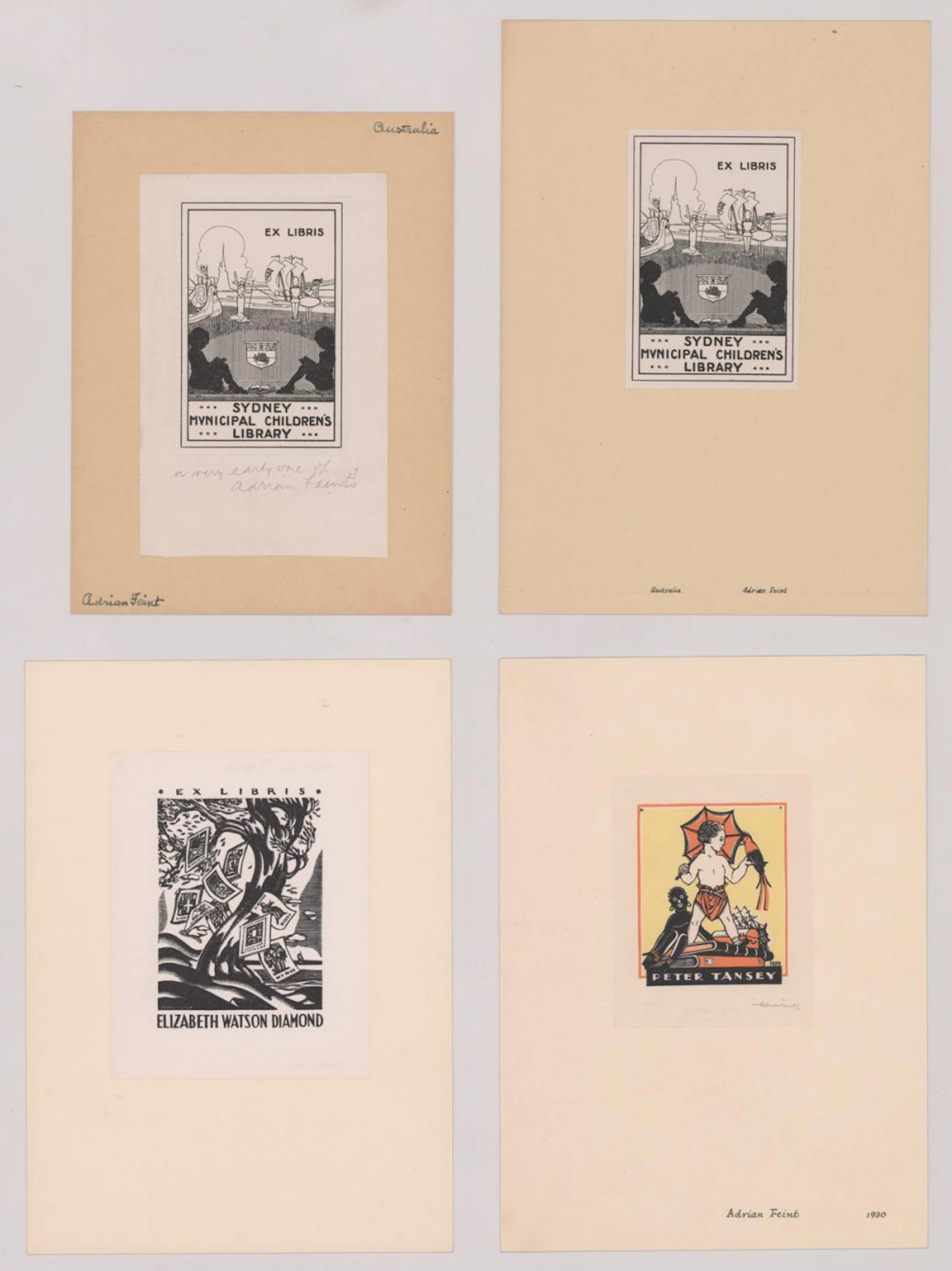 Adrian Feint Bookplates (4)