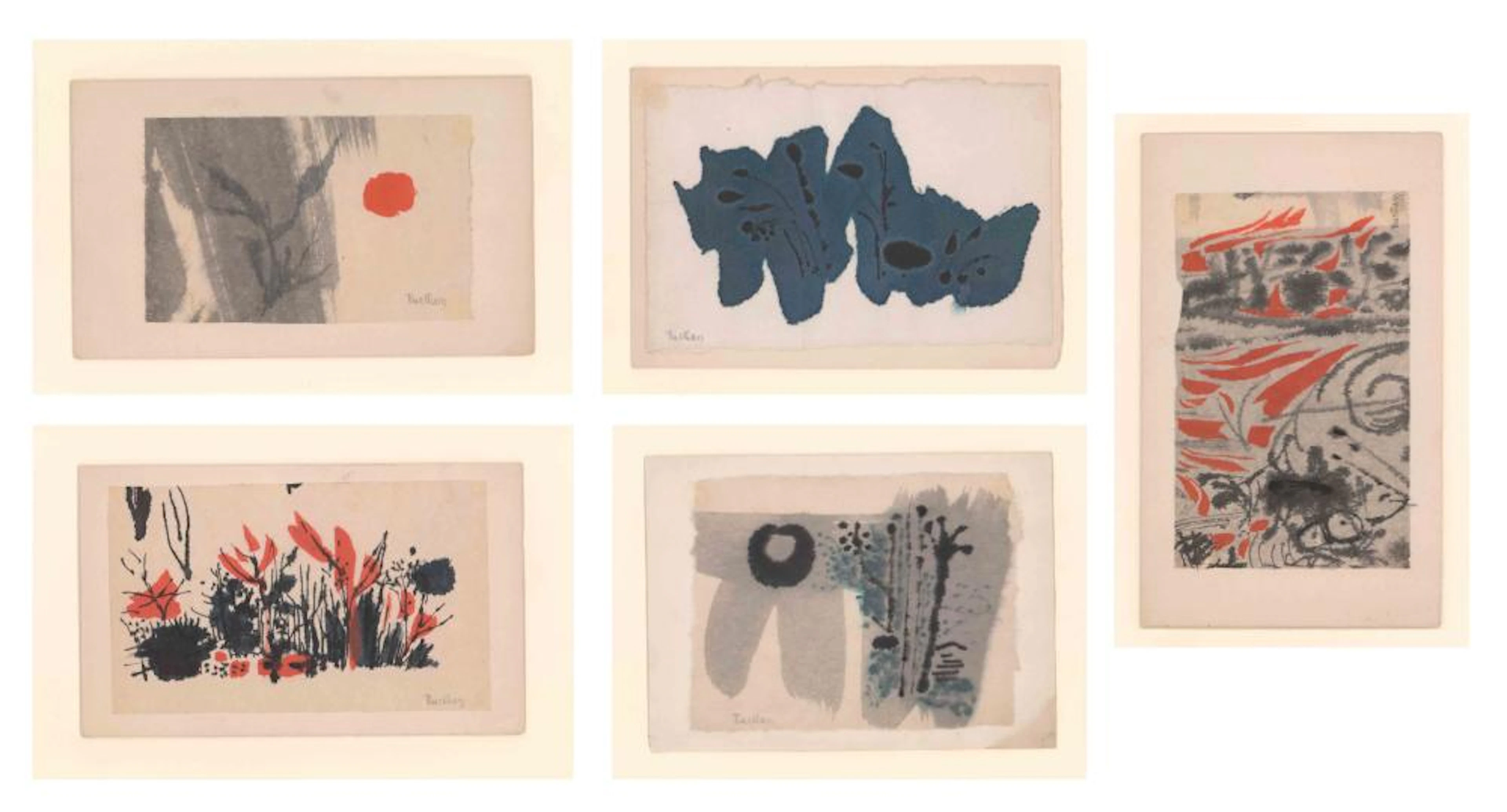 Andree Ruellan (1905-2006) Originals (5)