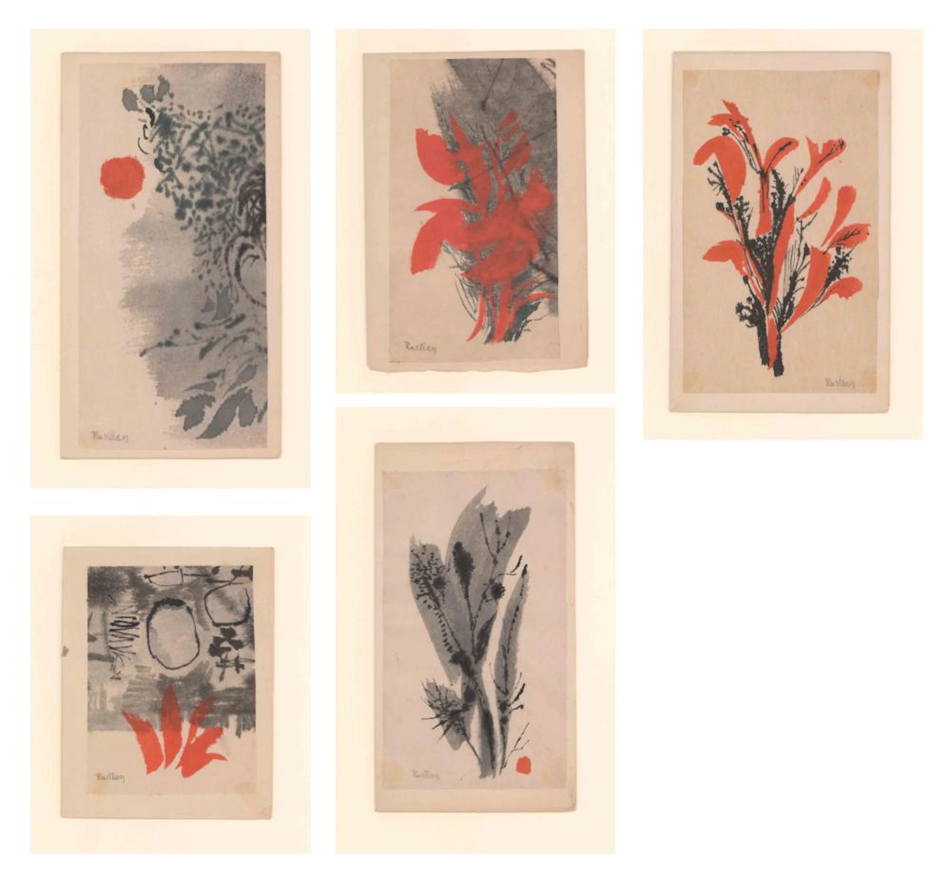 Andree Ruellan (1905-2006) Originals (5)