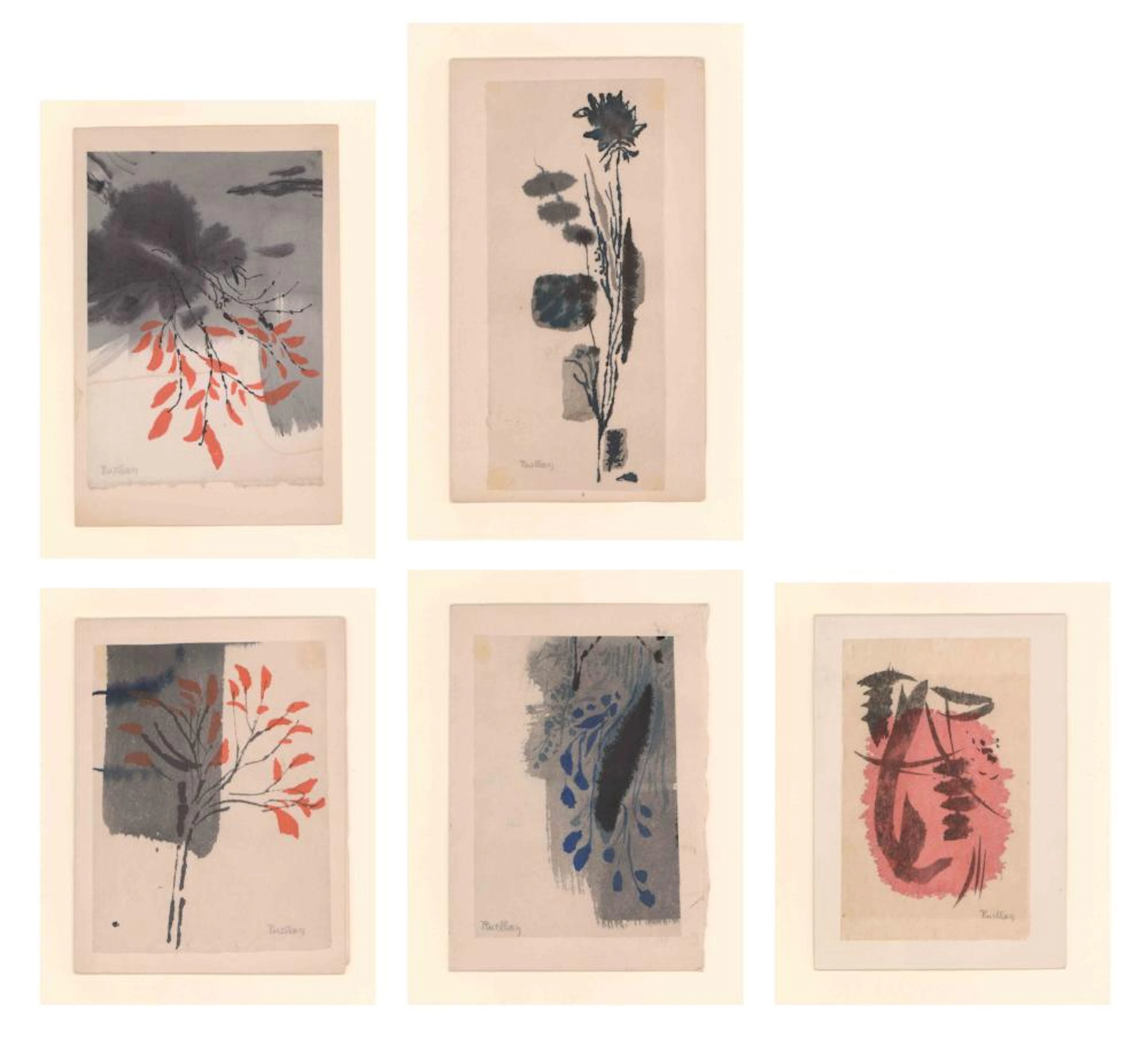 Andree Ruellan (1905-2006) Originals (5)