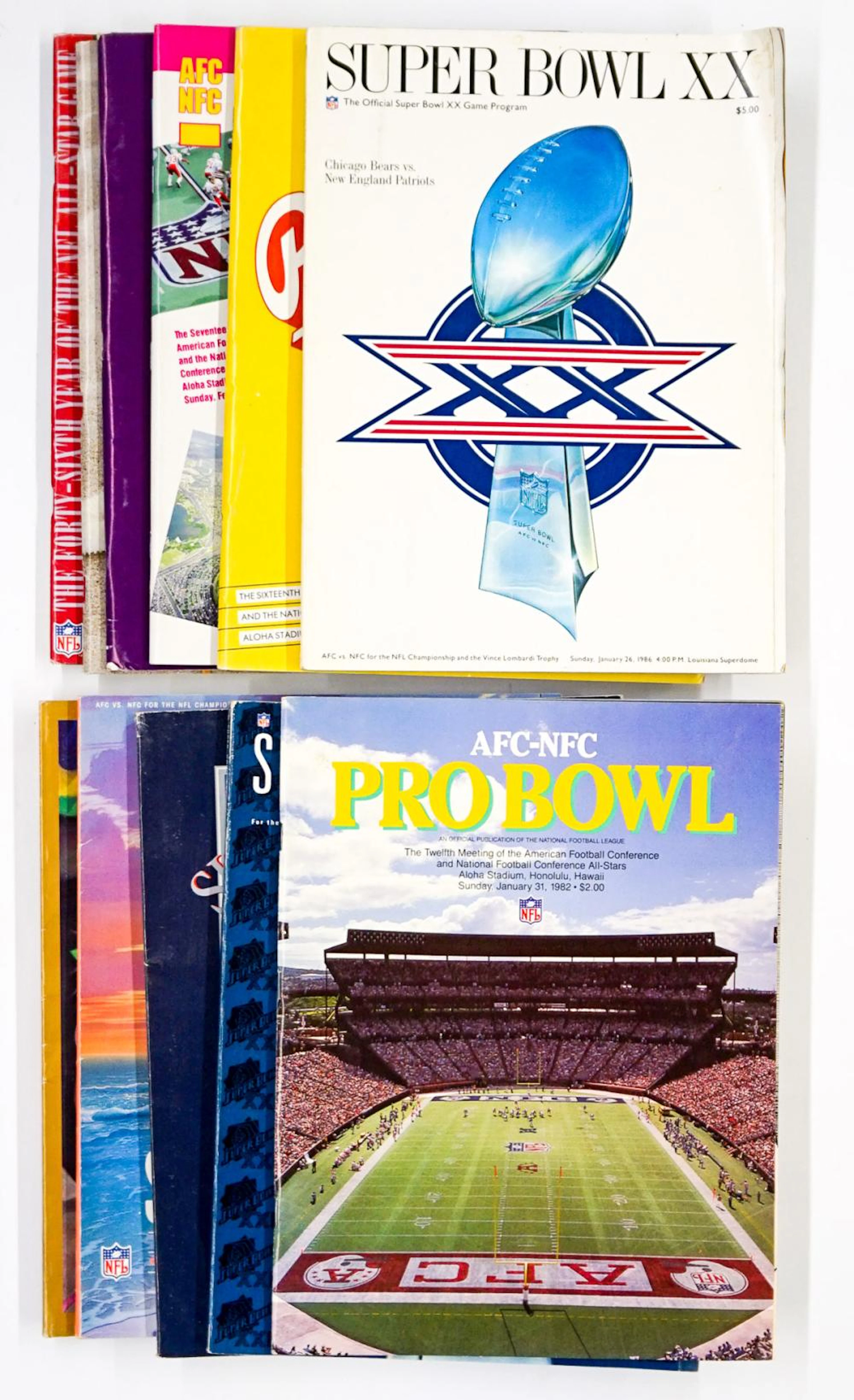 Super Bowl and Pro Bowl Programs