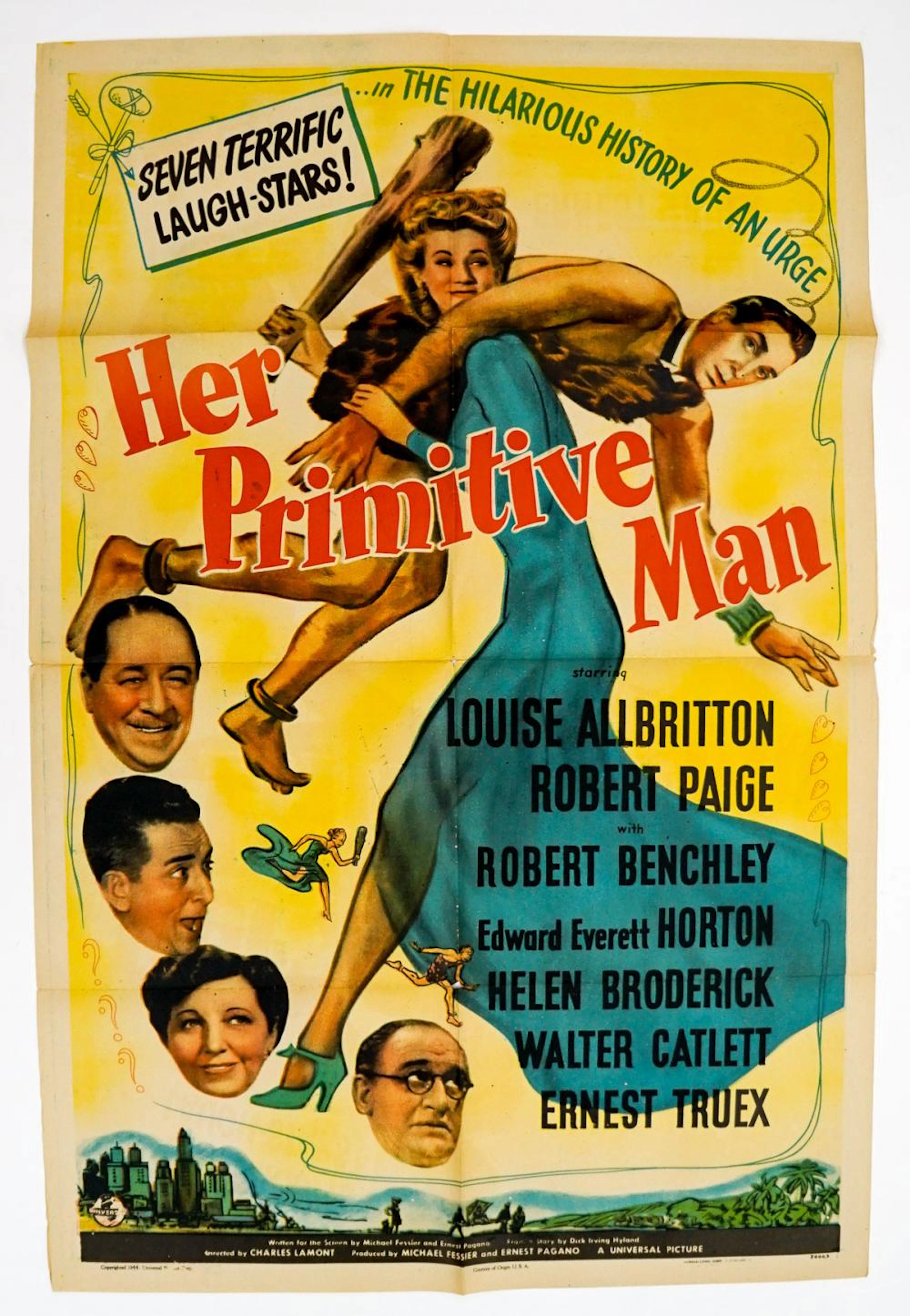 Her Primitive Man One Sheet Movie Poster