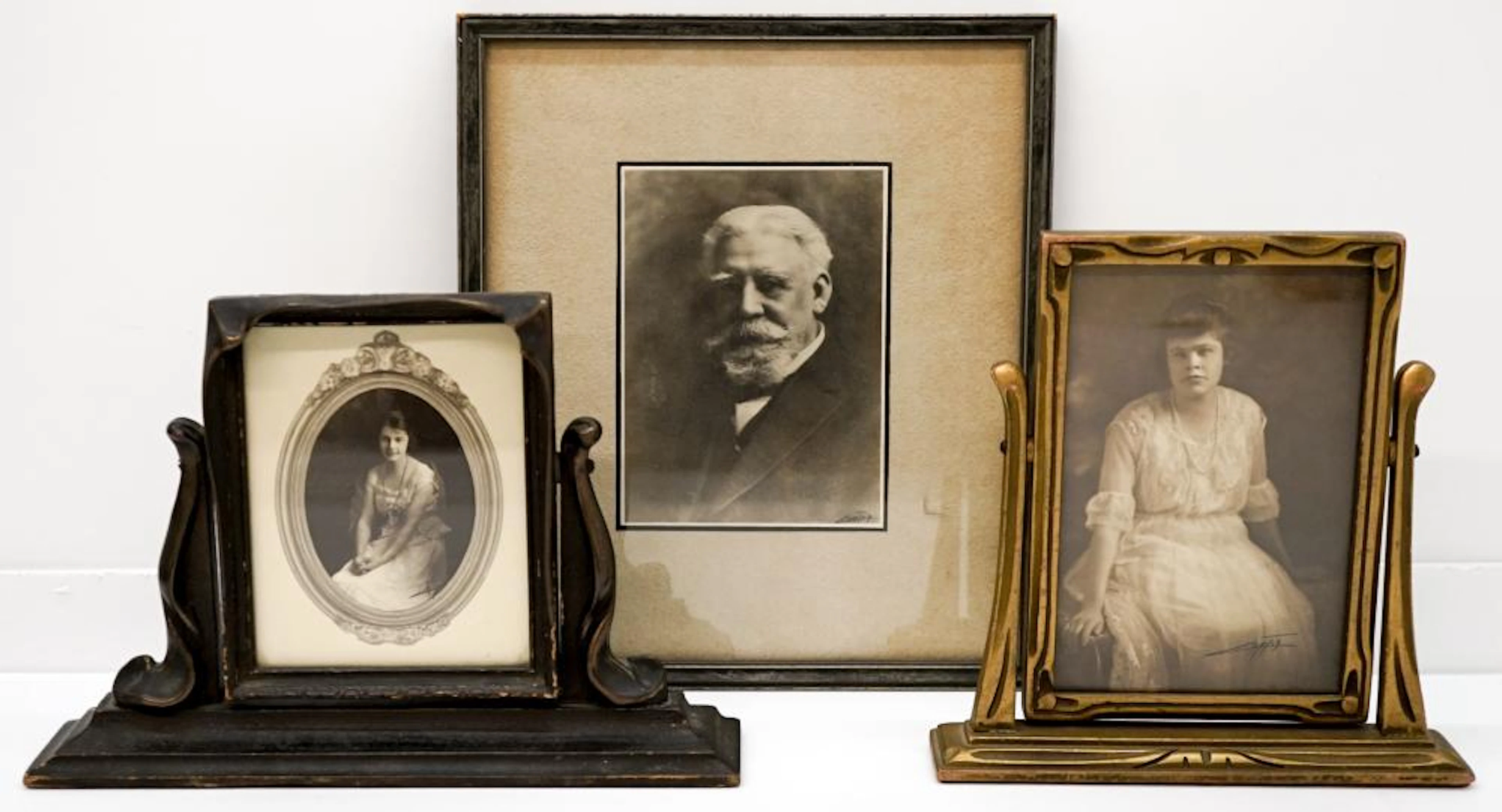 Edward Curtis Studio Portraits, Framed (3)