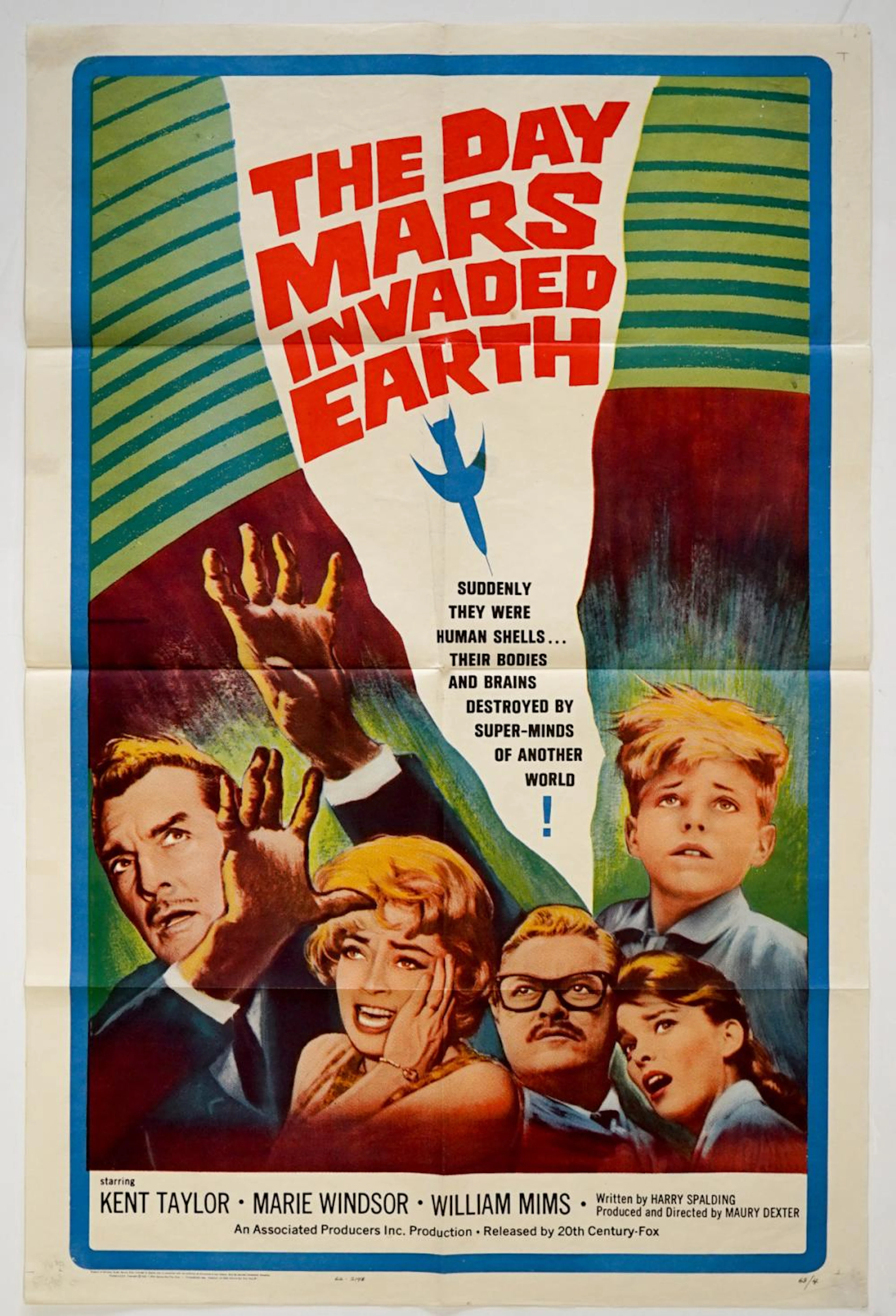 The Day Mars Invaded Earth 1 Sheet Movie Poster