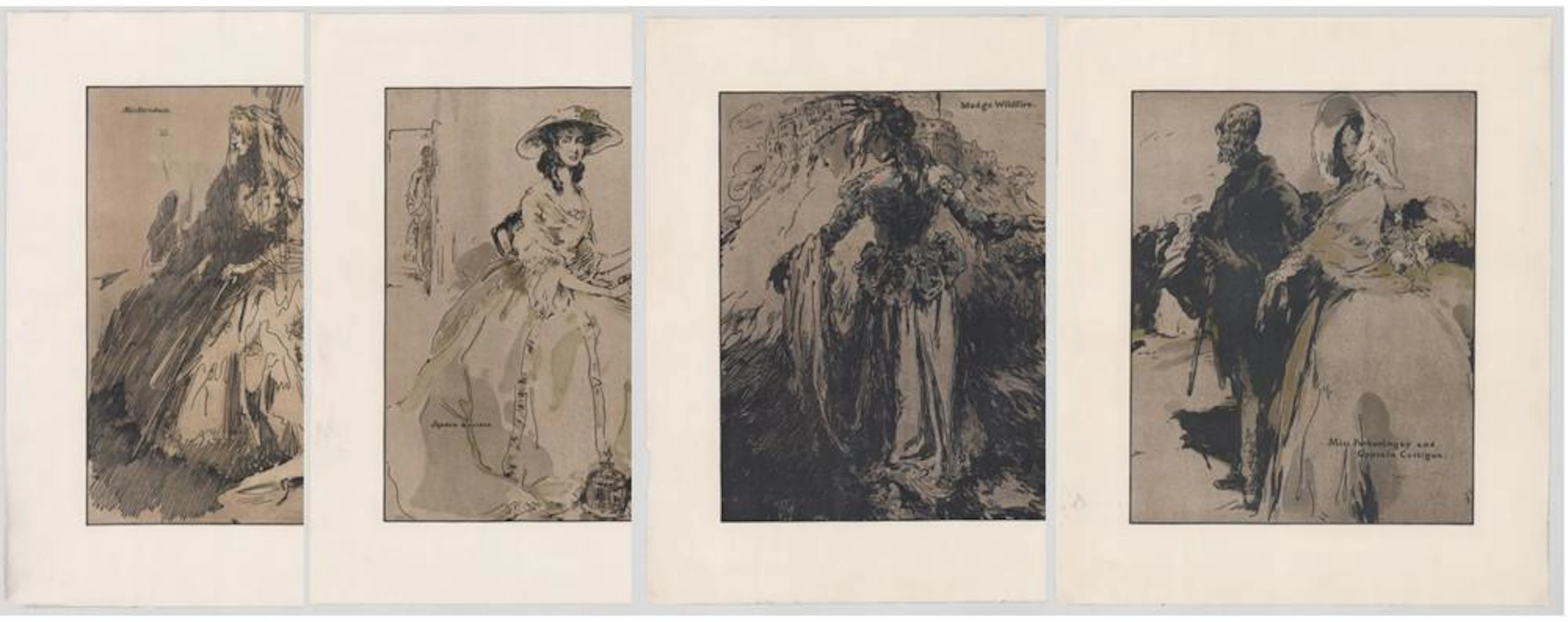 William Nicholson Lithographs [Fiction Characters]