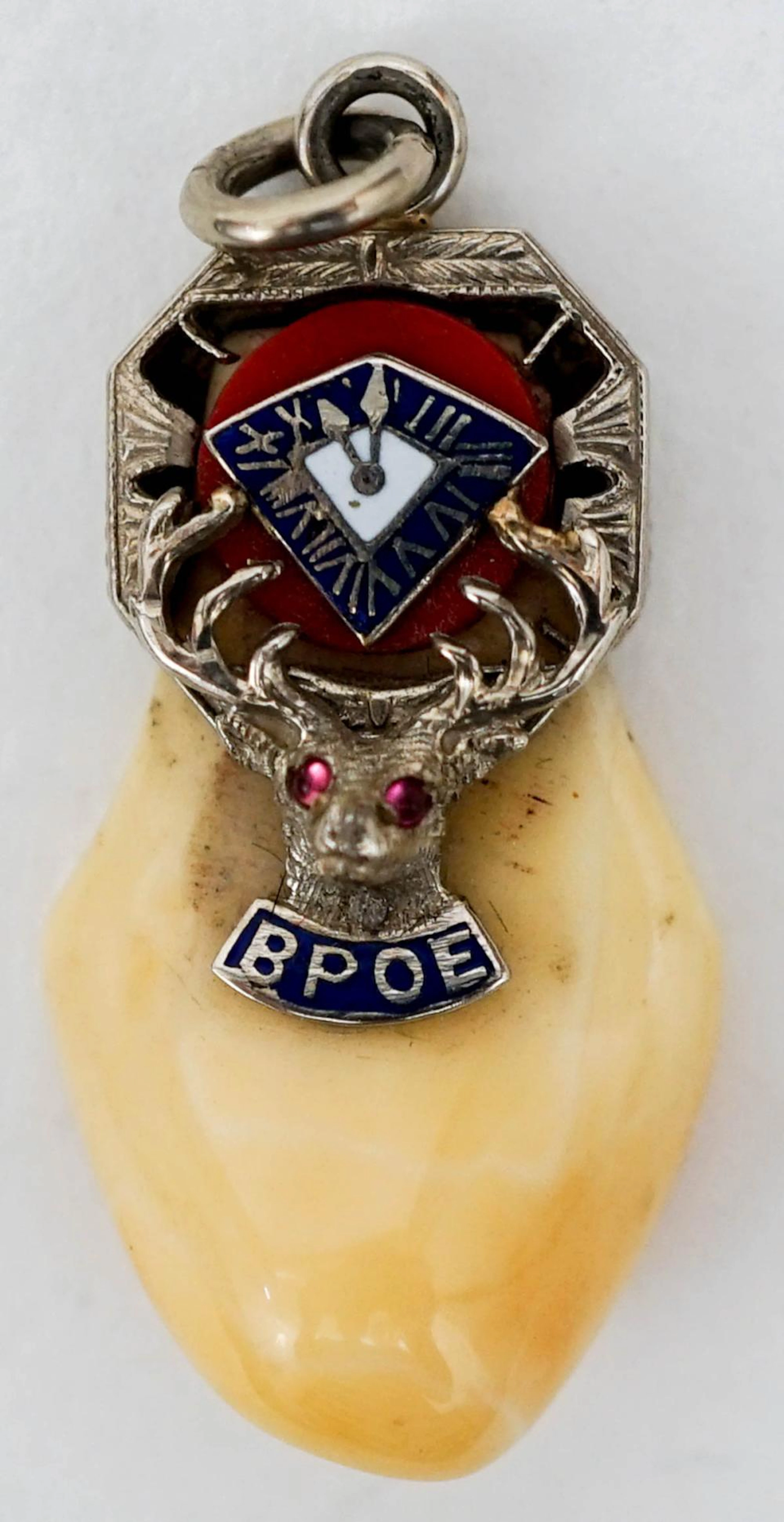 Antique BPOE Elks Tooth Pendant [14k]