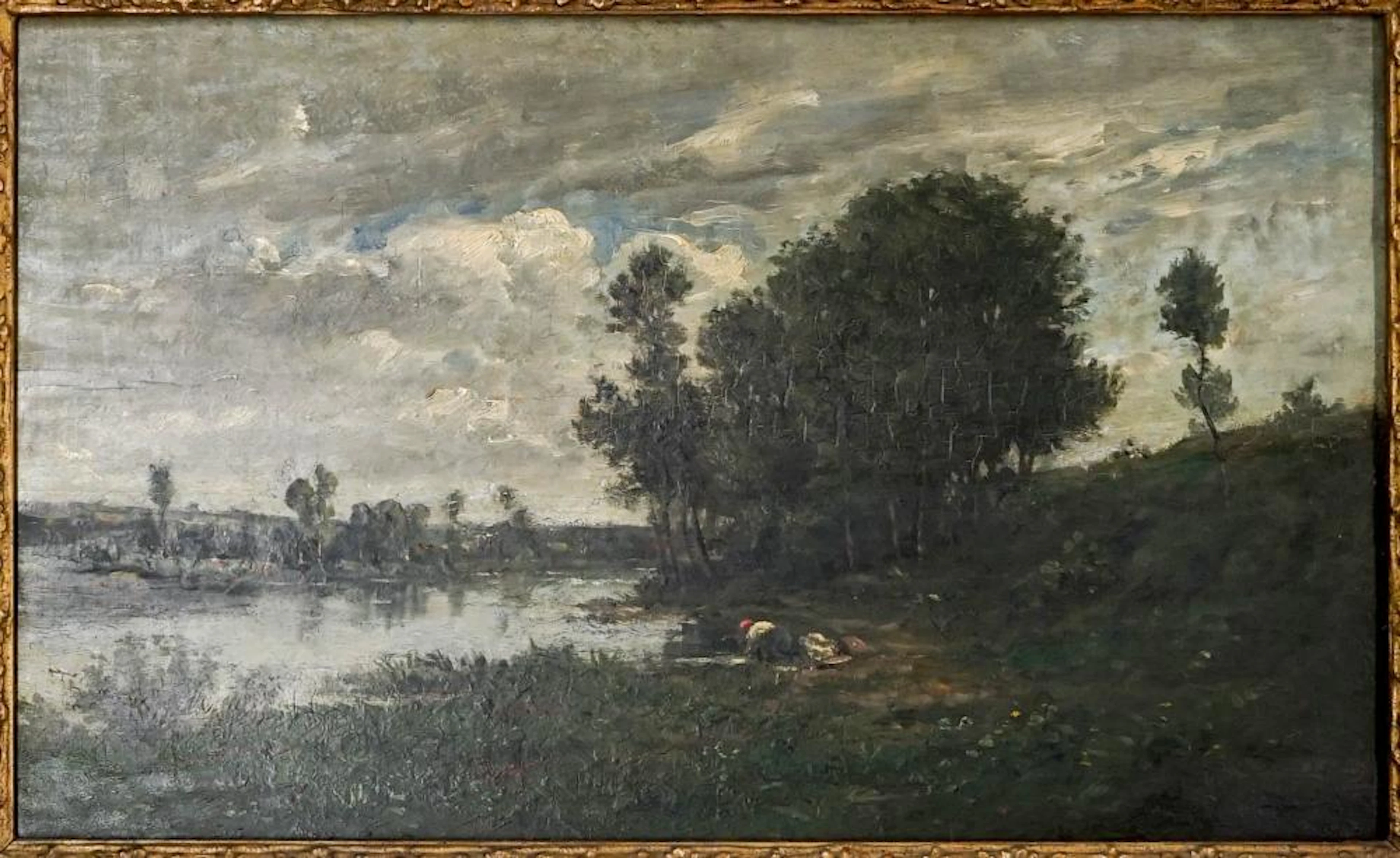 Charles Francois Daubigny (1817 - 1878) Painting