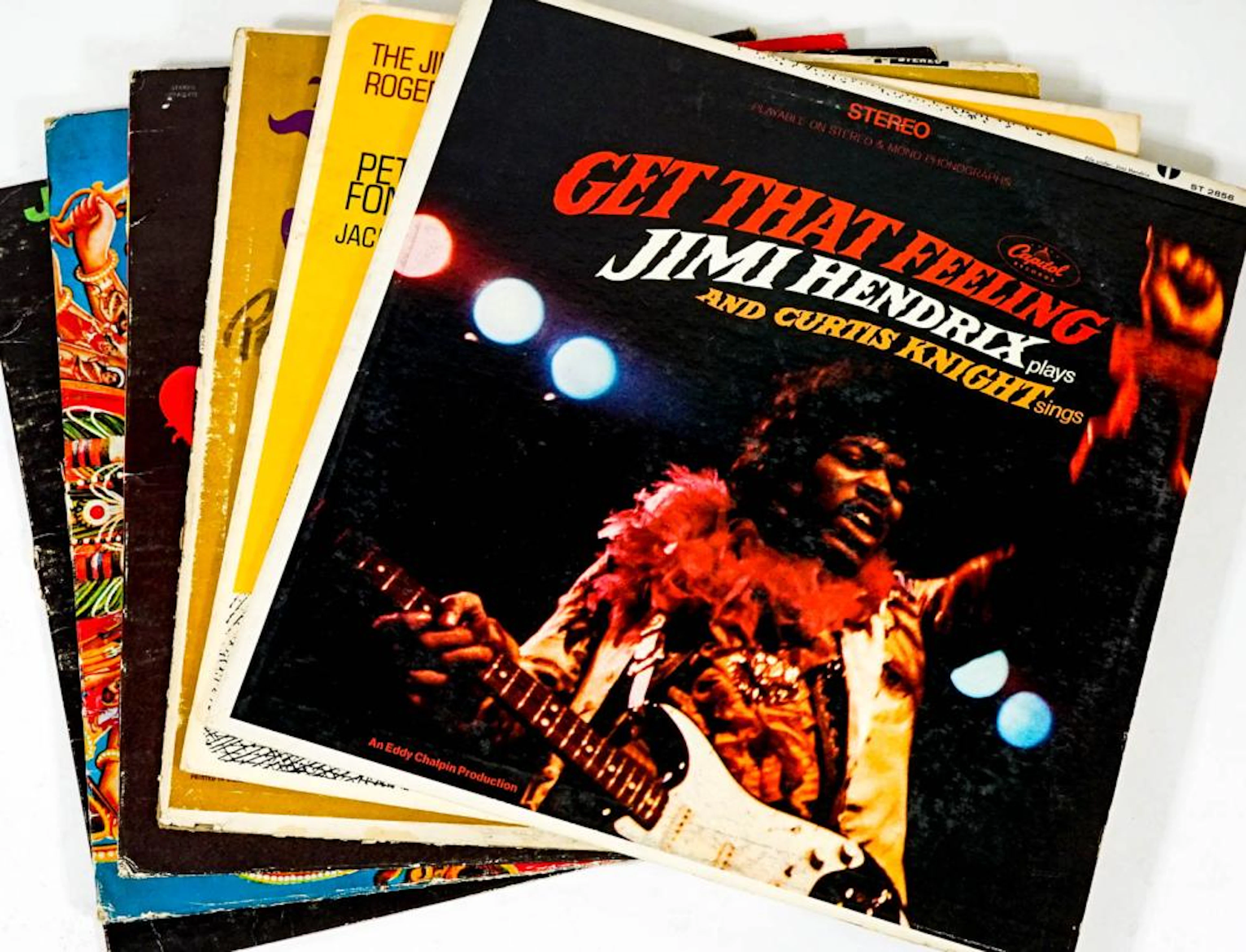 Jimi Hendrix (6) 33 RPM Albums