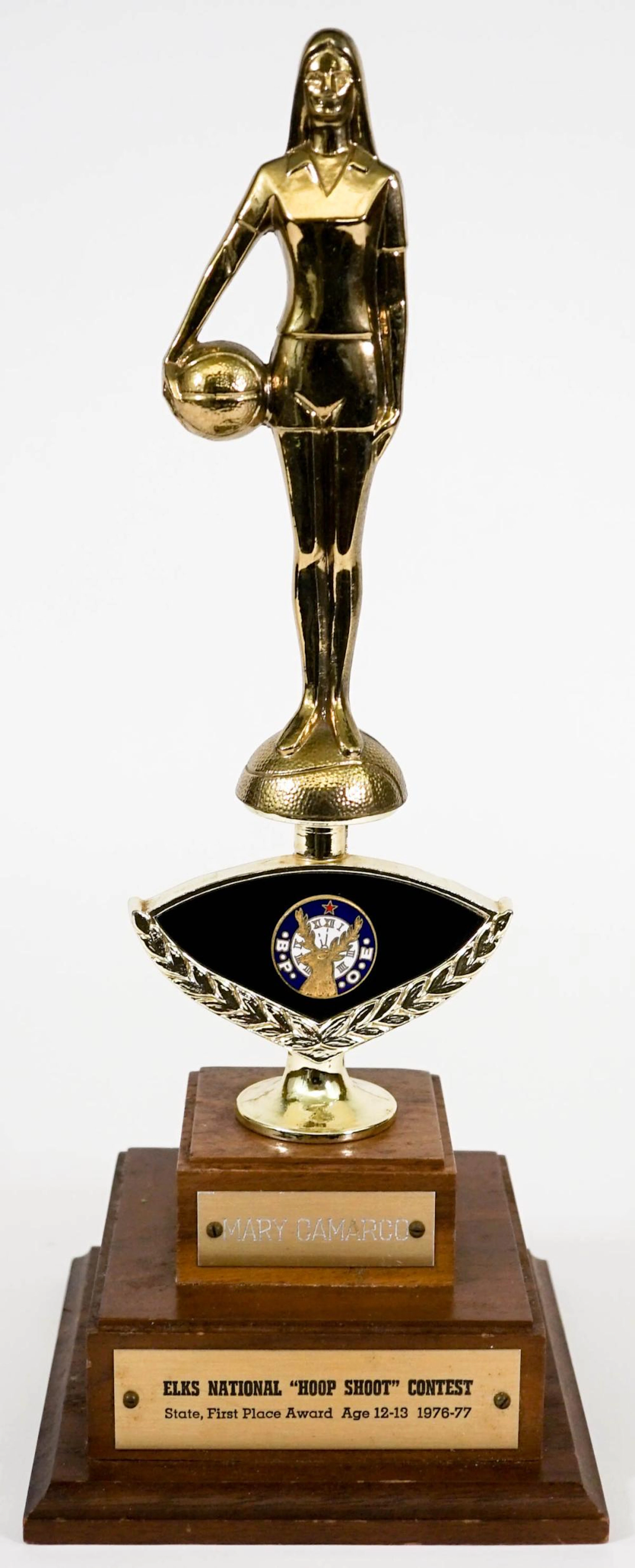 BPOE Elks National 'Hoop Shoot' Trophy