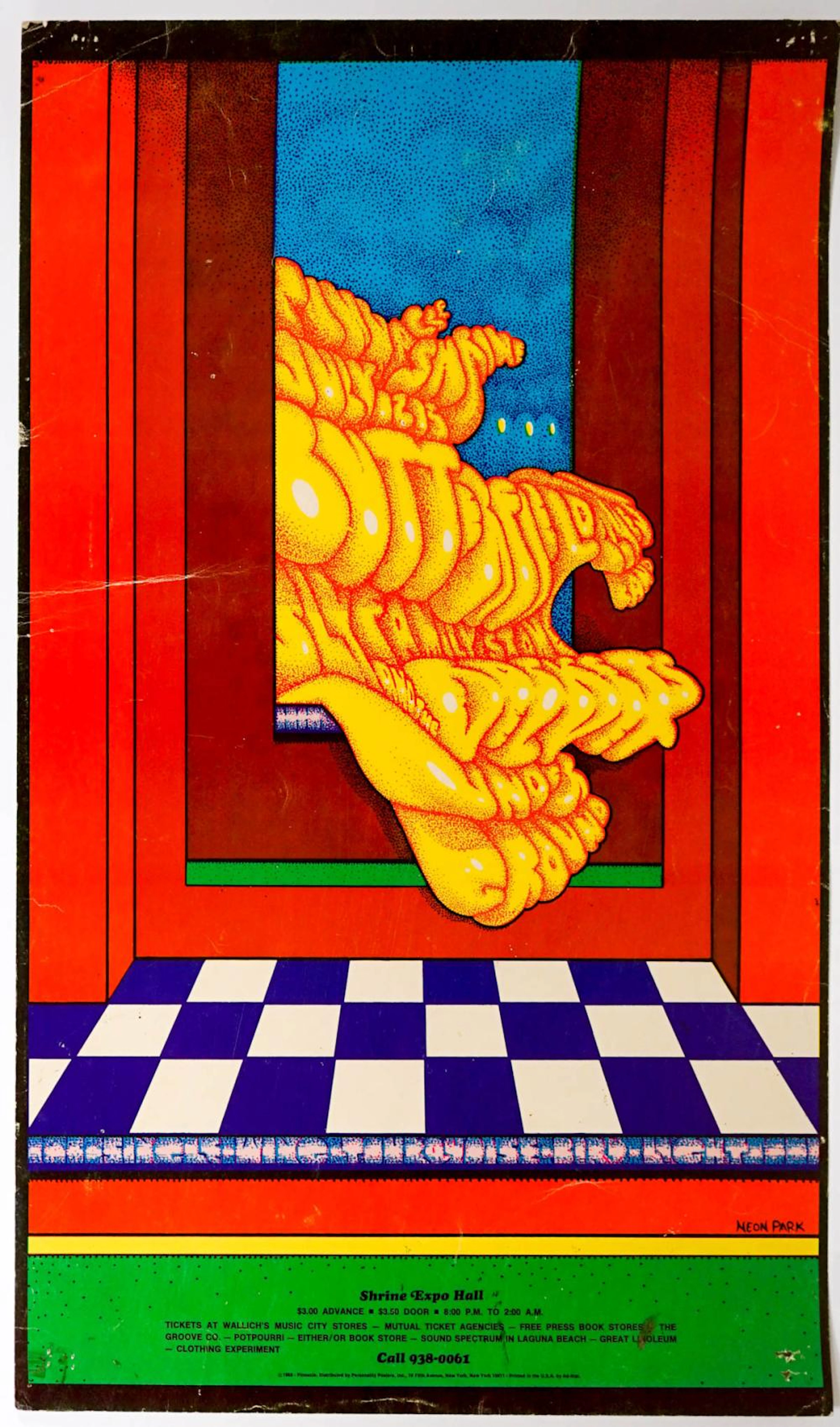 Sly Stone, Paul Butterfield, Velvet Underground, 1968 Poster