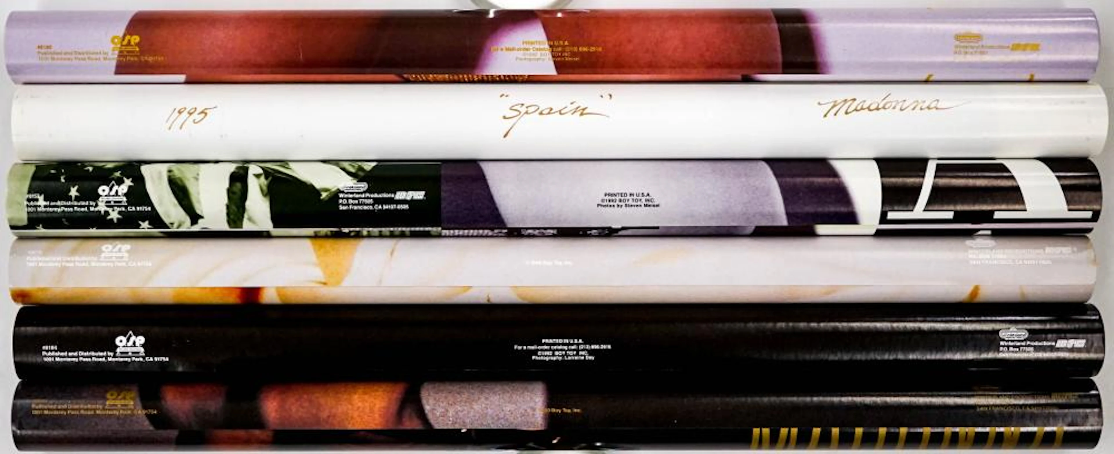 (6) Madonna Posters (1990's, Never Displayed)