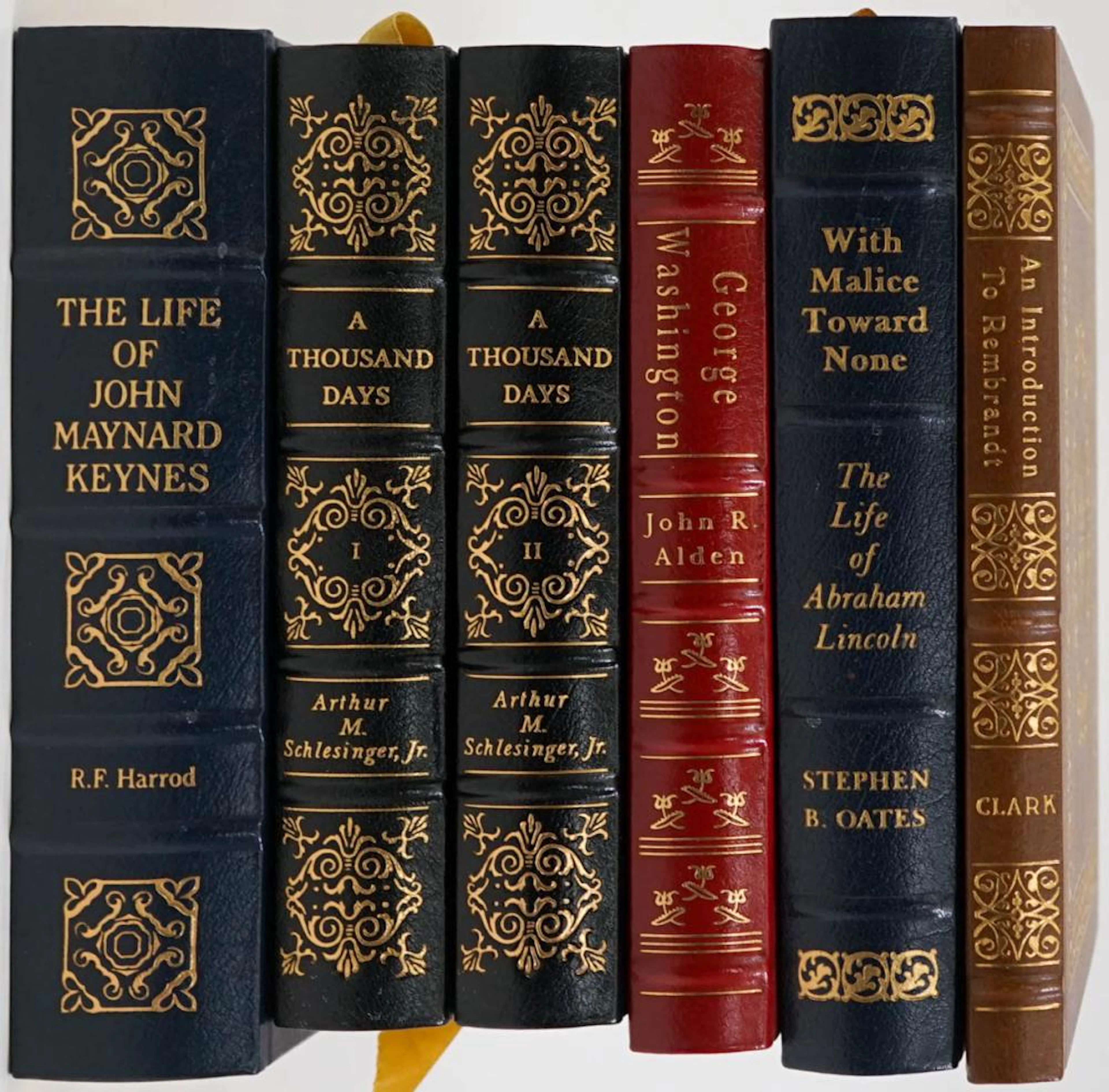 Library of Great Lives (6) Books [Easton Press]
