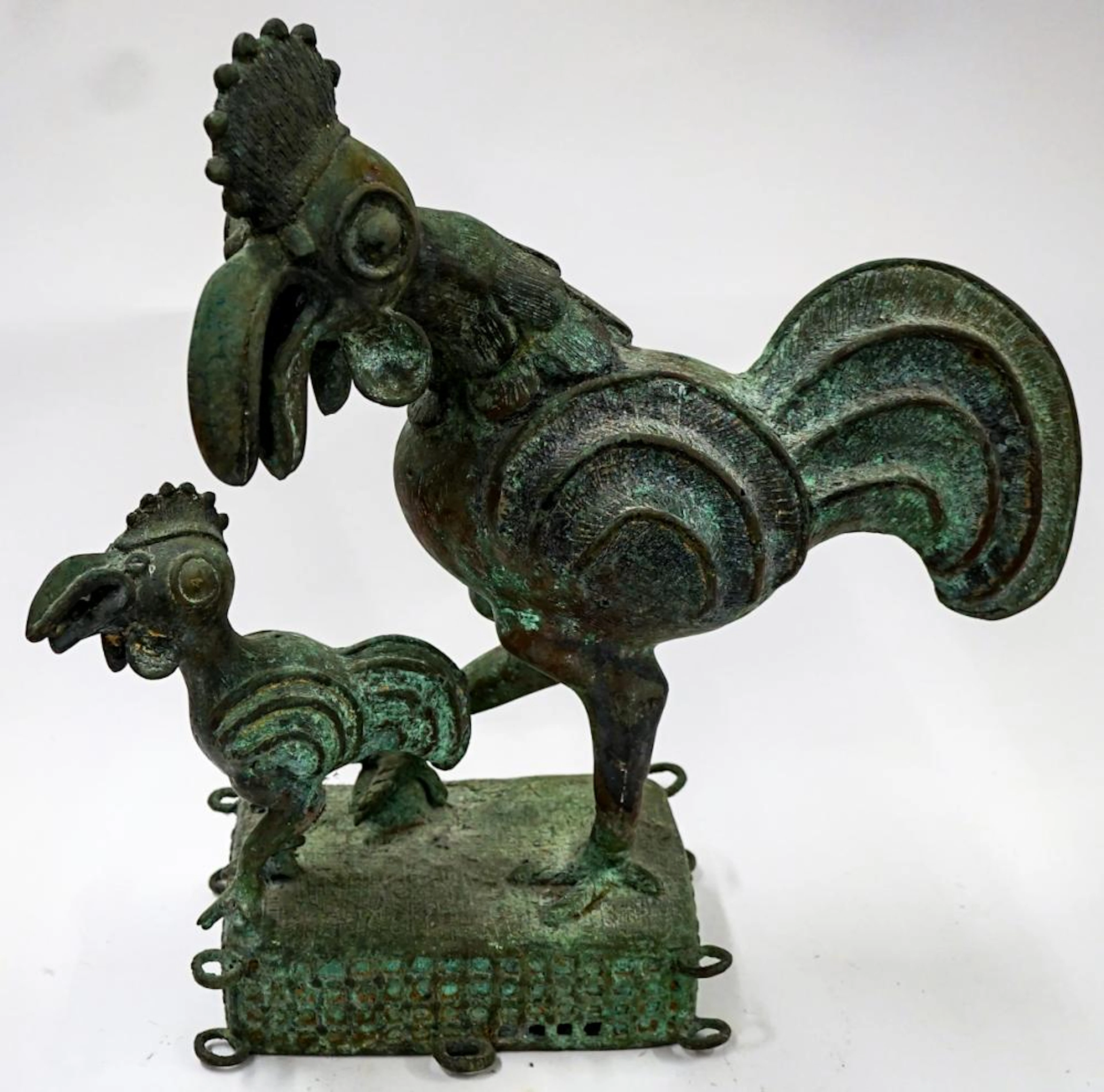 Large Very Old & Unusual Bronze Sculpture